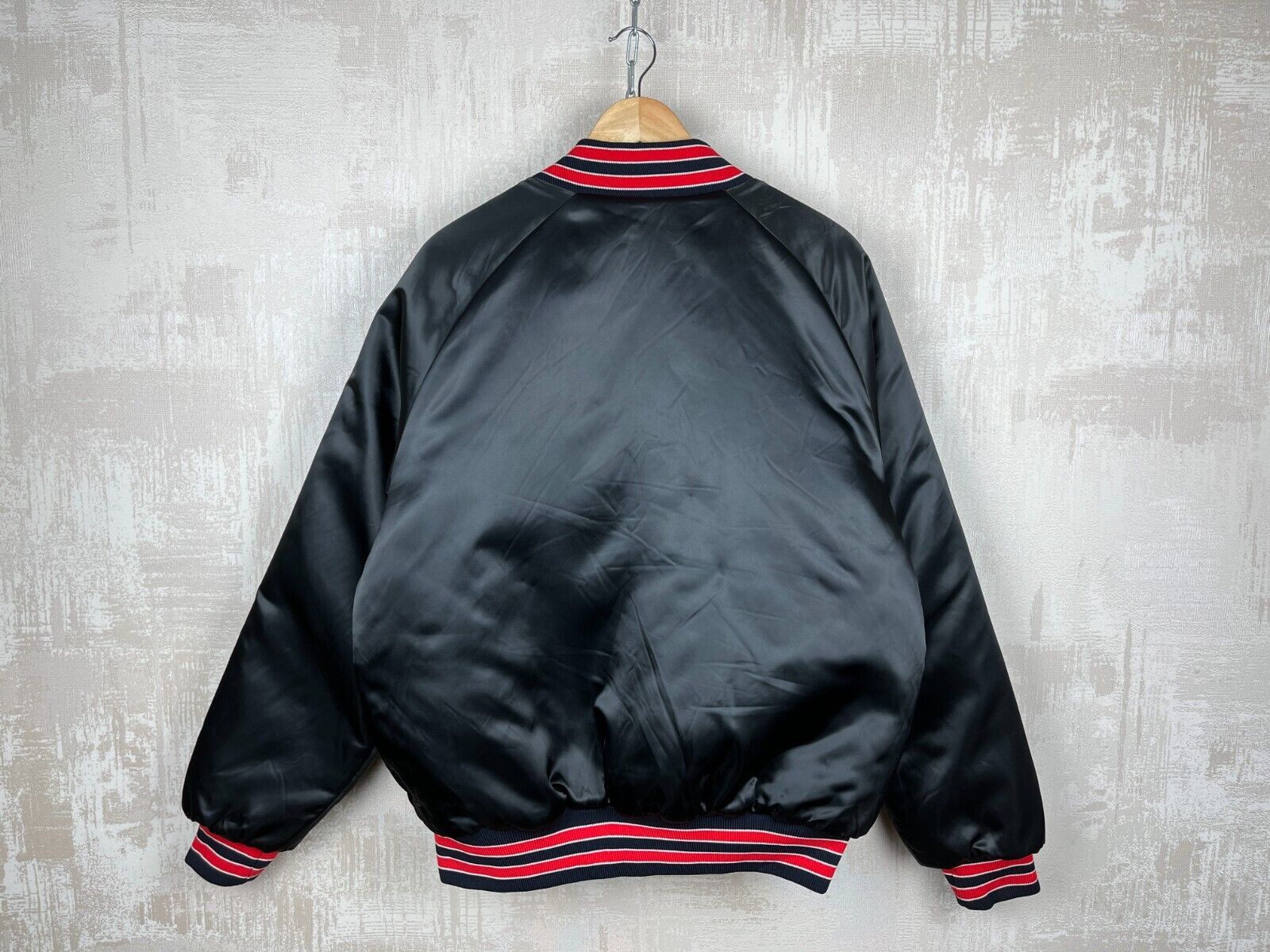 Nike 80's NIKE Vintage Satin Bomber Jacket Snap Button Size US L / EU 52-54 / 3 - 16 Thumbnail