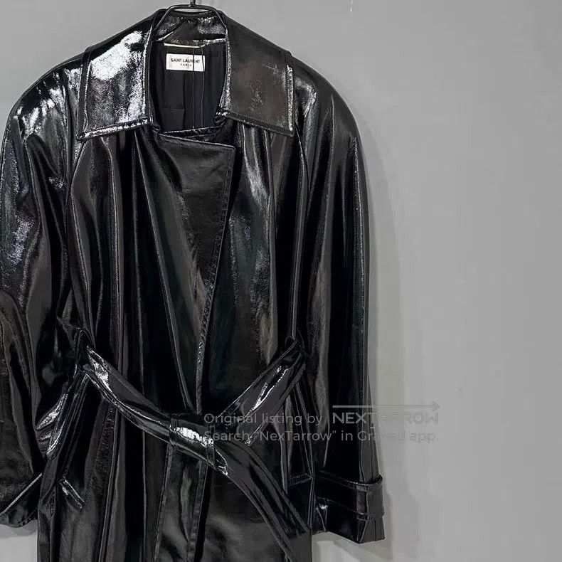 Saint Laurent Paris Saint Laurent Paris Glossy Cool Windbreaker Jacket Size XS / US 0-2 / IT 36-38 - 2 Thumbnail