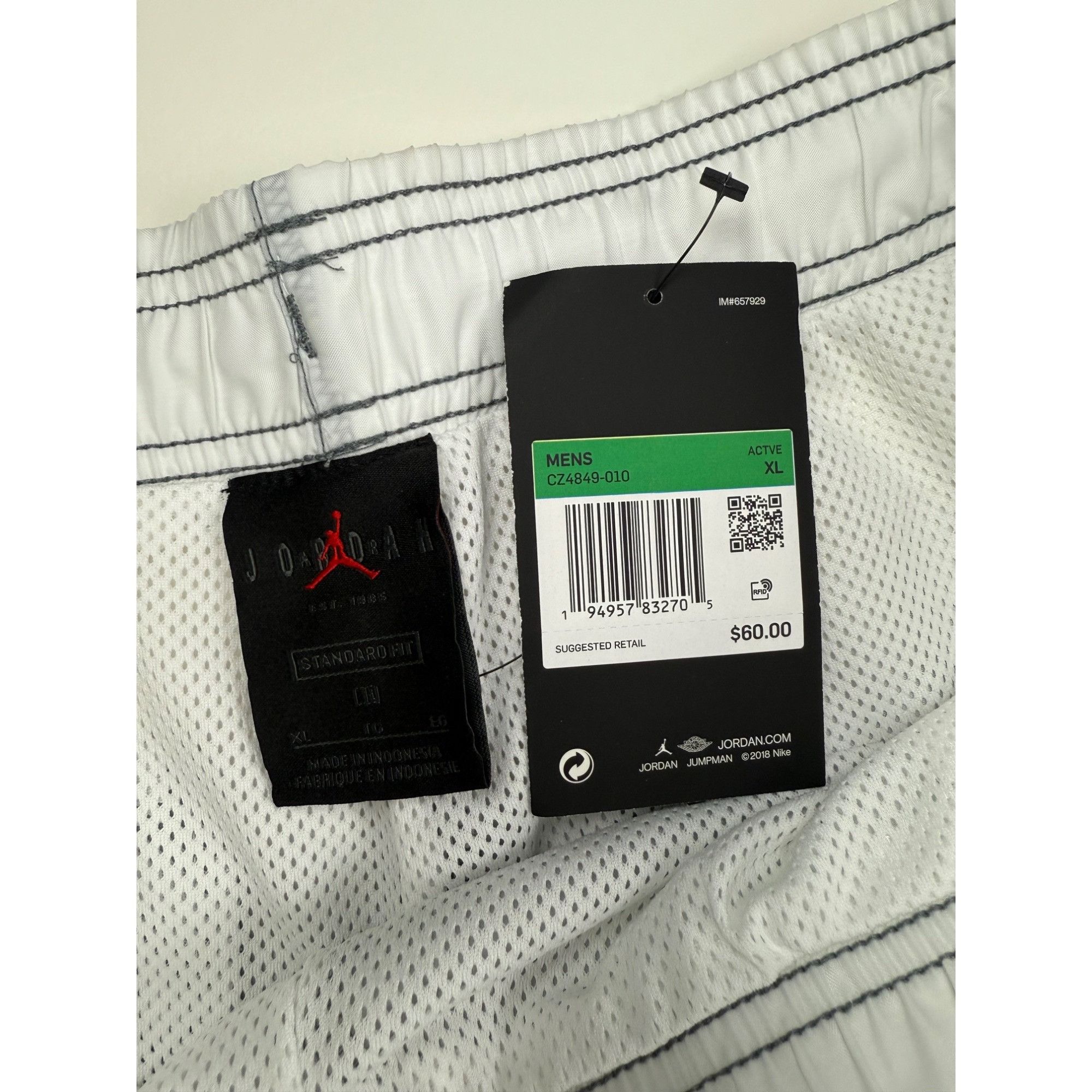 Nike Size XL - Nike Jordan Sport DNA Poolside Shorts Black Size US 35 - 6 Thumbnail