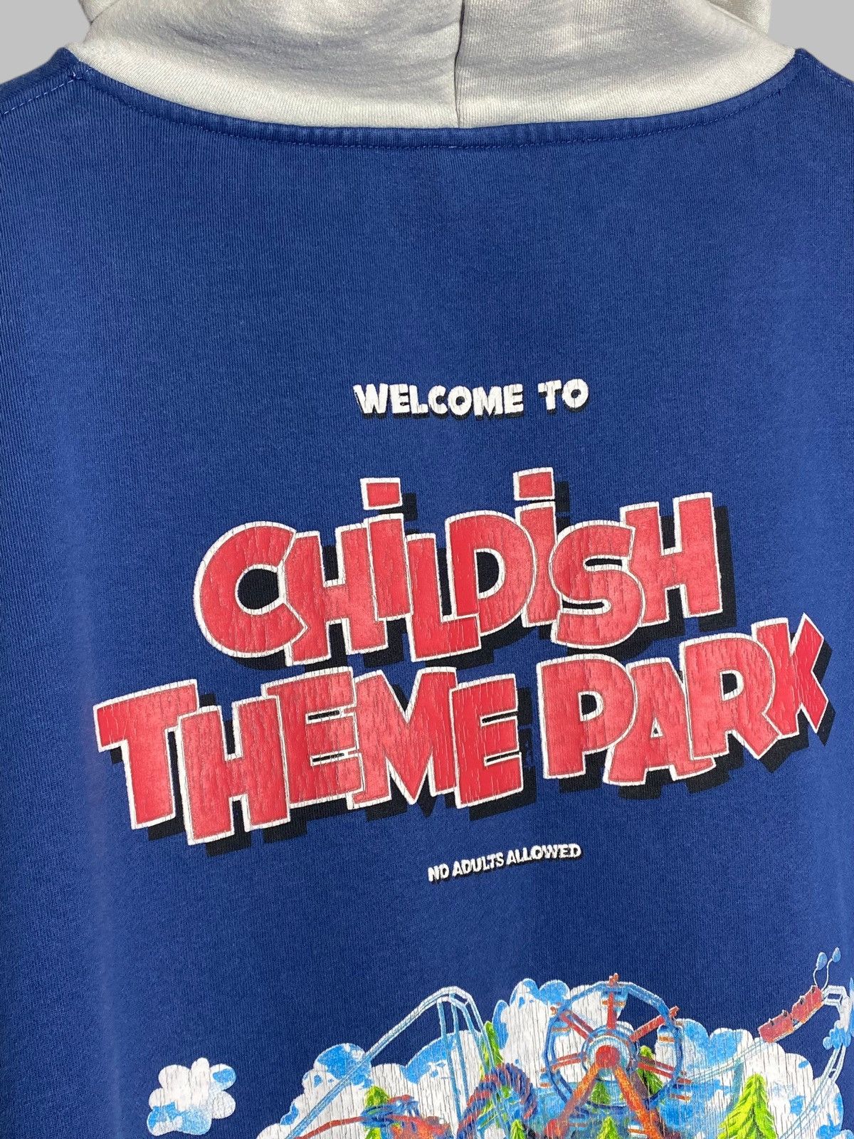 Japanese Brand 🔥 CHILDISH THEME PARK HOODIE Y2K TGF BRO POPCORN VIBES Size US L / EU 52-54 / 3 - 4 Thumbnail