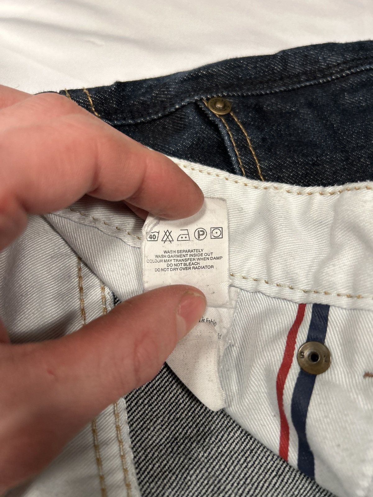 Ben Sherman Navy Denim Jeans Size US 32 / EU 48 - 6 Thumbnail