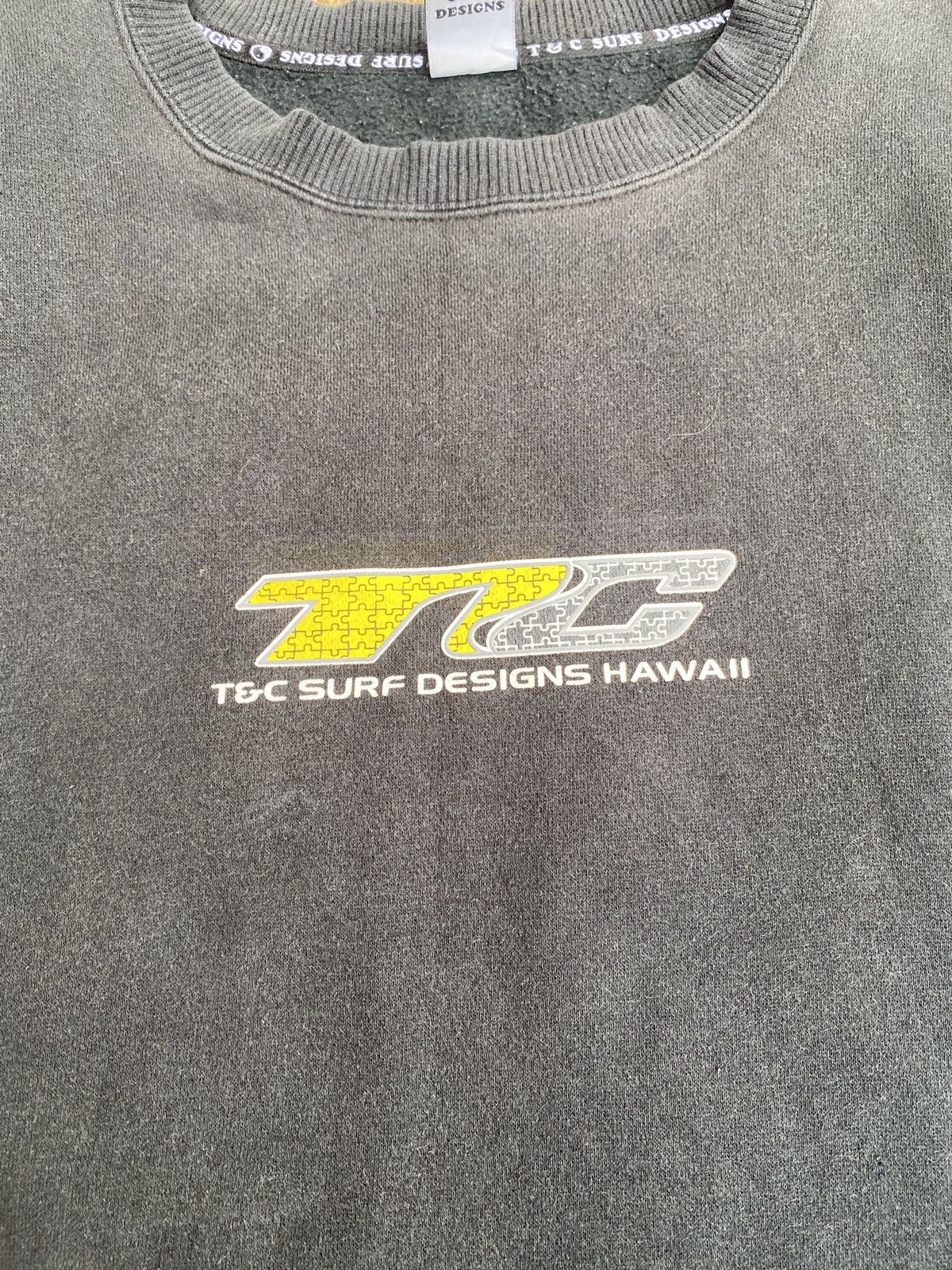 Maui and Sons × Vintage Vintage t&c sufr design crewneck sweatshirt Size US L / EU 52-54 / 3 - 6 Thumbnail