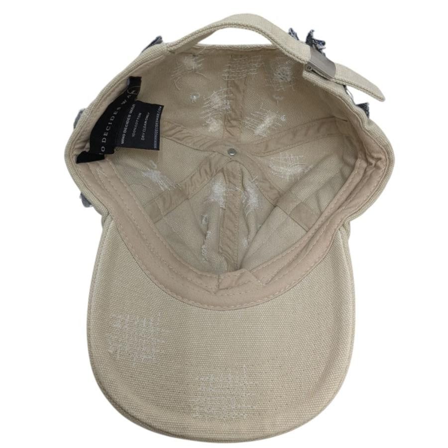 Who Decides War WHO DESIDES WAR THORN GRID CAP Beige OS Size ONE SIZE - 4 Thumbnail