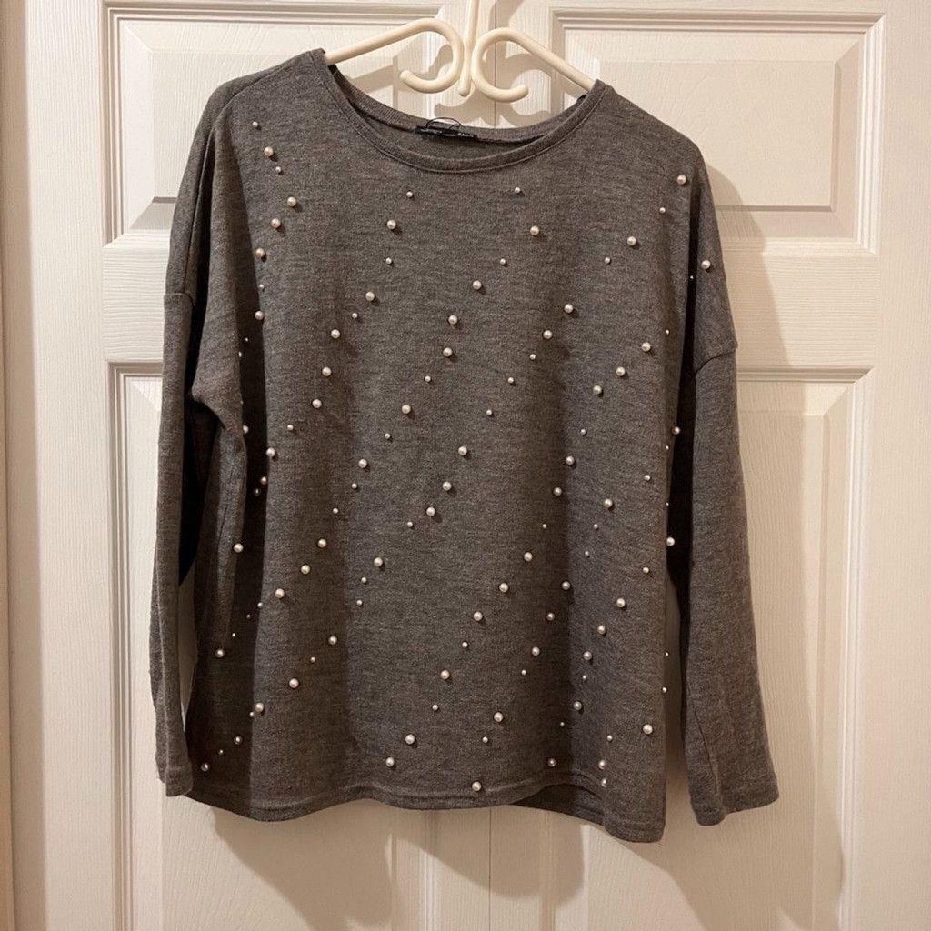 Zara New Zara crewneck sweater size large Size L / US 10 / IT 46 - 1 Thumbnail