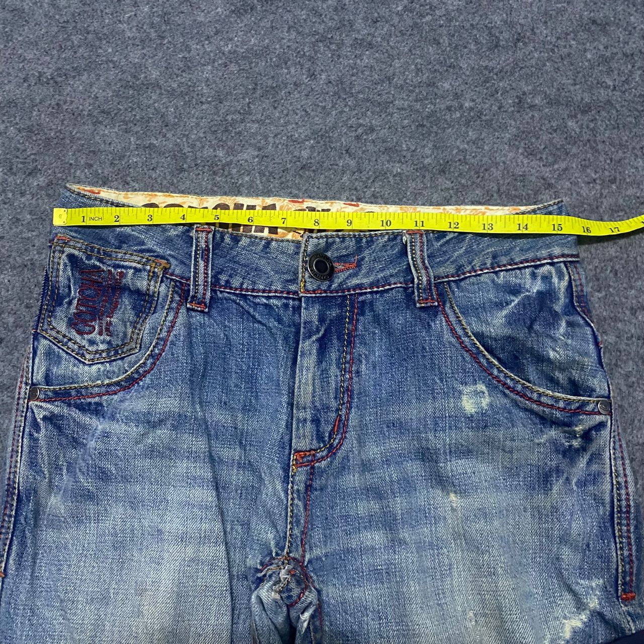 Gotcha 💥Best Offer💥Vintage Gotcha Surfwear Distressed Denim Size US 32 / EU 48 - 3 Thumbnail