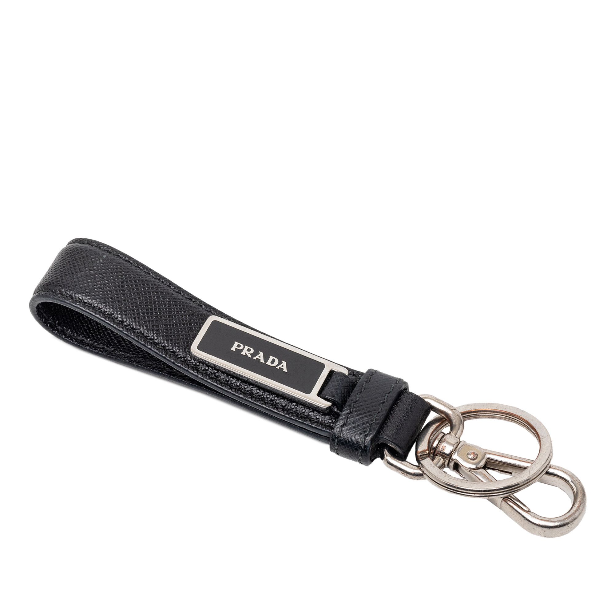 Prada Prada Saffiano Logo Key Chain Size ONE SIZE - 1 Thumbnail