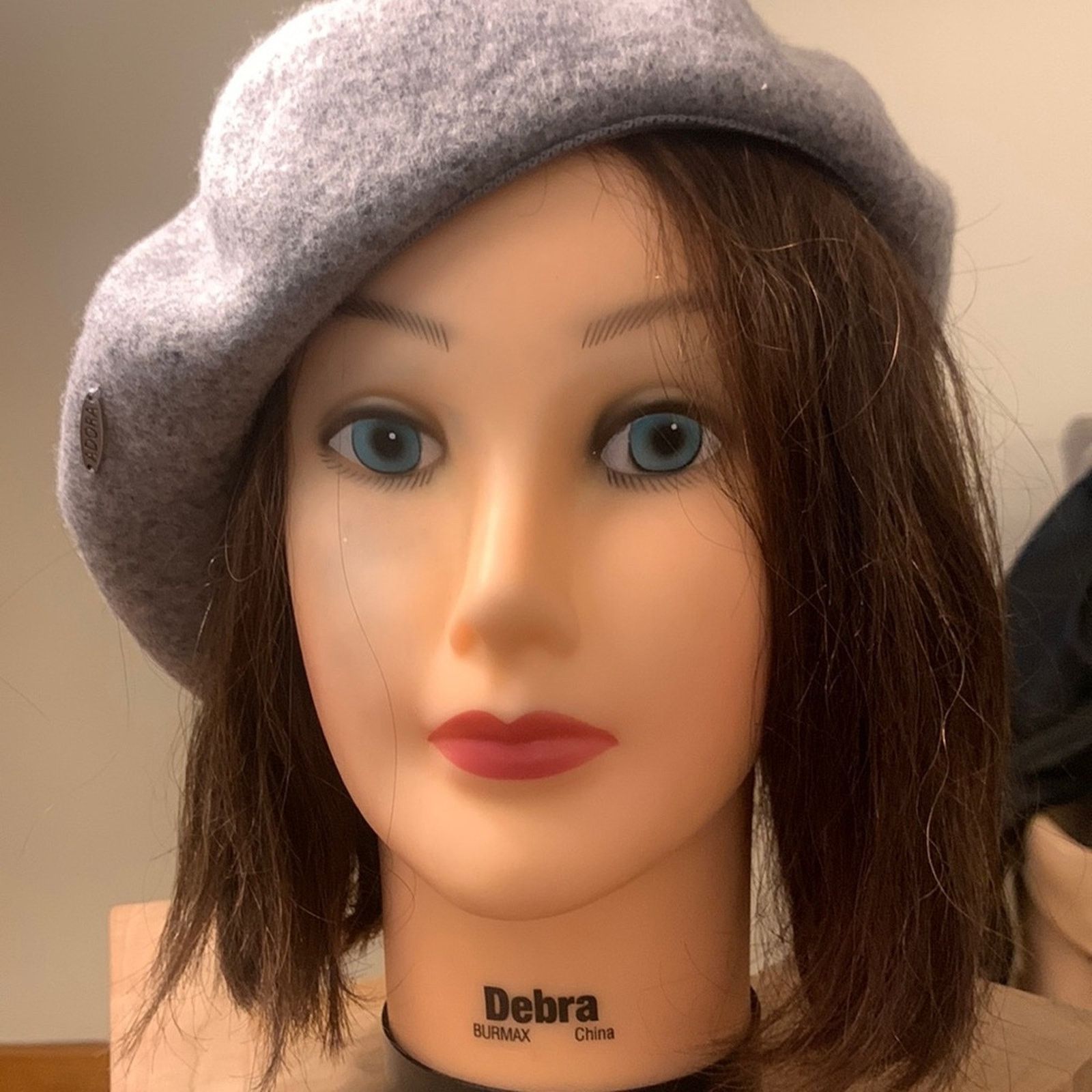 Vintage Adora gray wool beret Size ONE SIZE - 1 Thumbnail