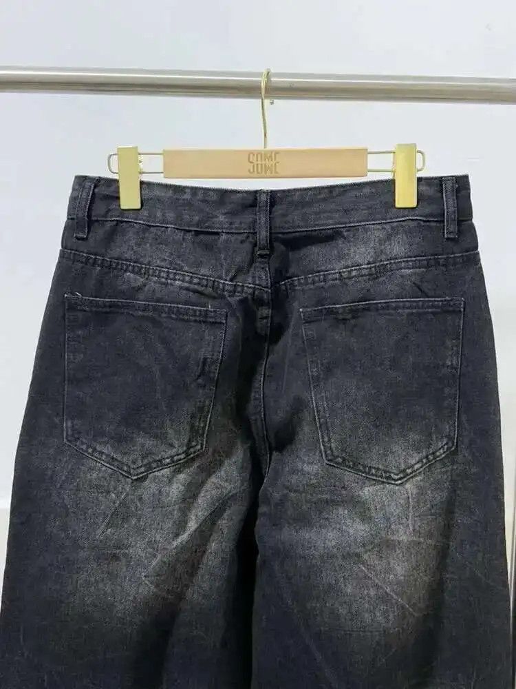 Japanese Brand Wide Leg Baggy Stone Washed Jeans Denim Size US 30 / EU 46 - 9 Thumbnail