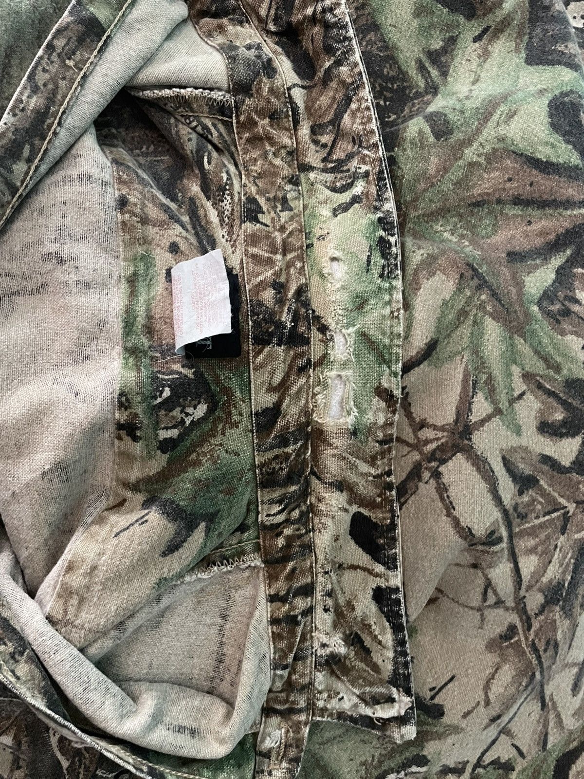 Japanese Brand × Vintage Vintage 80’s Distress Codet Real Tree Camo Usa Shirt Size US L / EU 52-54 / 3 - 8 Thumbnail