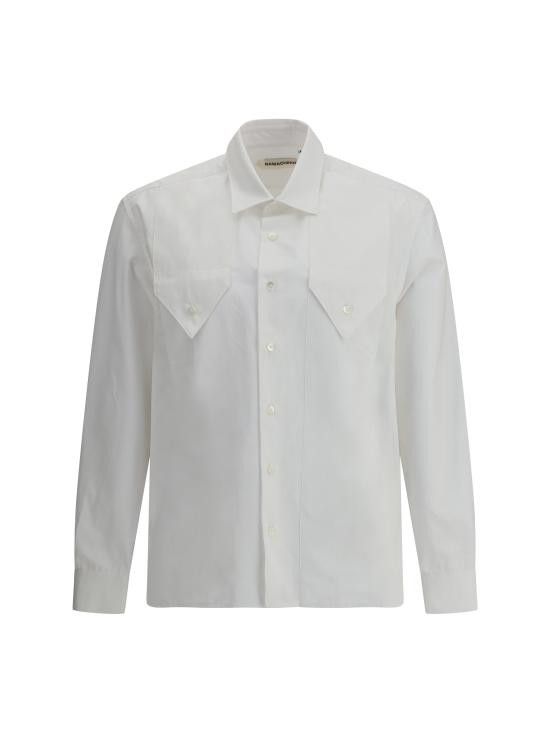 Namacheko NAMACHEKO Men Long Tops NS25402FN1201 1000 WHITE Size US XL / EU 56 / 4 - 1 Thumbnail