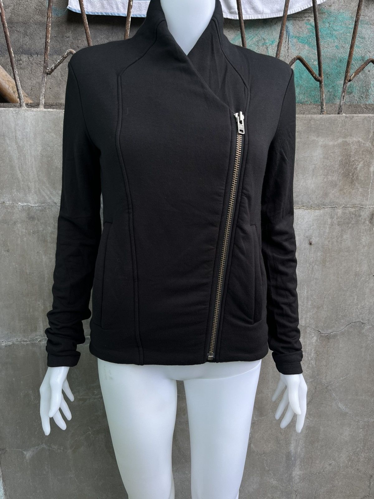 Helmut Lang Scarfed Bikers Jacket Size M / US 6-8 / IT 42-44 - 2 Thumbnail
