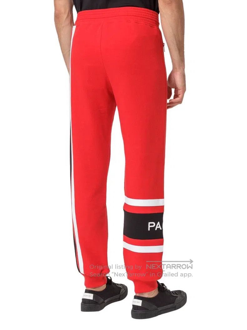 Givenchy Givenchy size L Red embroidered track pants Size US 27 - 2 Thumbnail