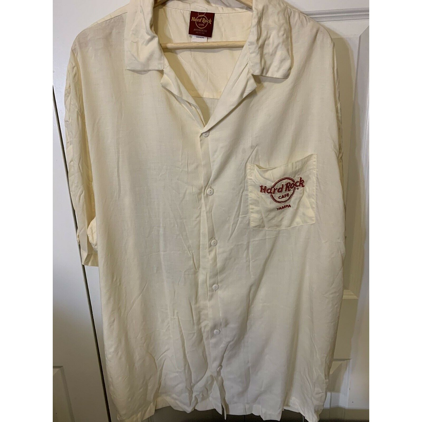 Hard Rock Cafe New Hard Rock Cafe Men's Sz L Tampa Florida Embroidered Casi Size US L / EU 52-54 / 3 - 3 Thumbnail