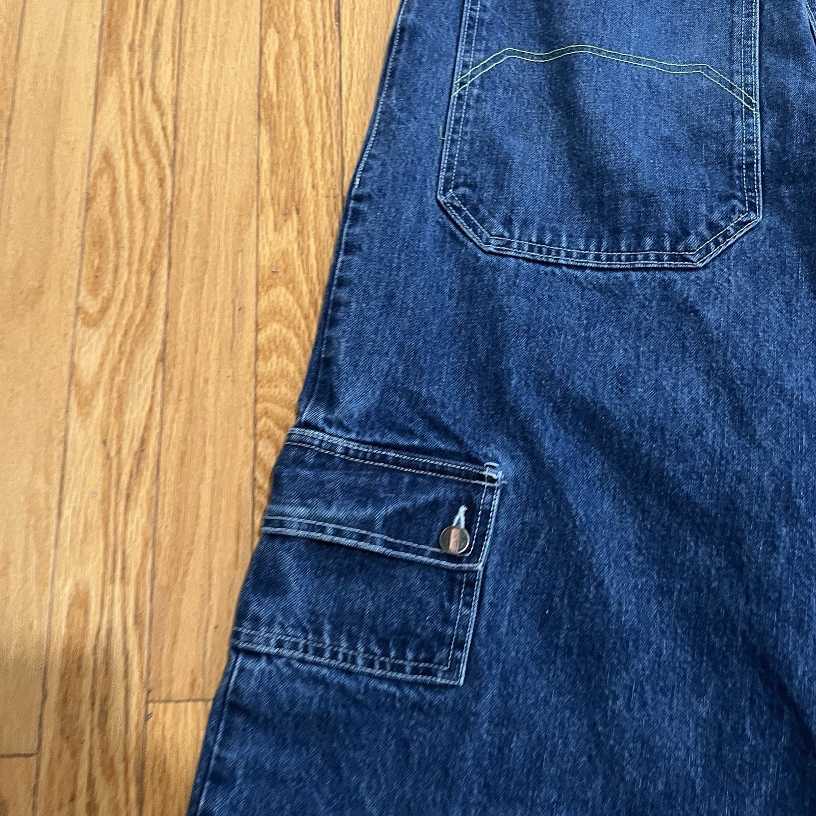 JNCO 90s USA made Vintage GAT Flare Baggy Denim Pants Rave Y2K Size US 34 / EU 50 - 11 Thumbnail