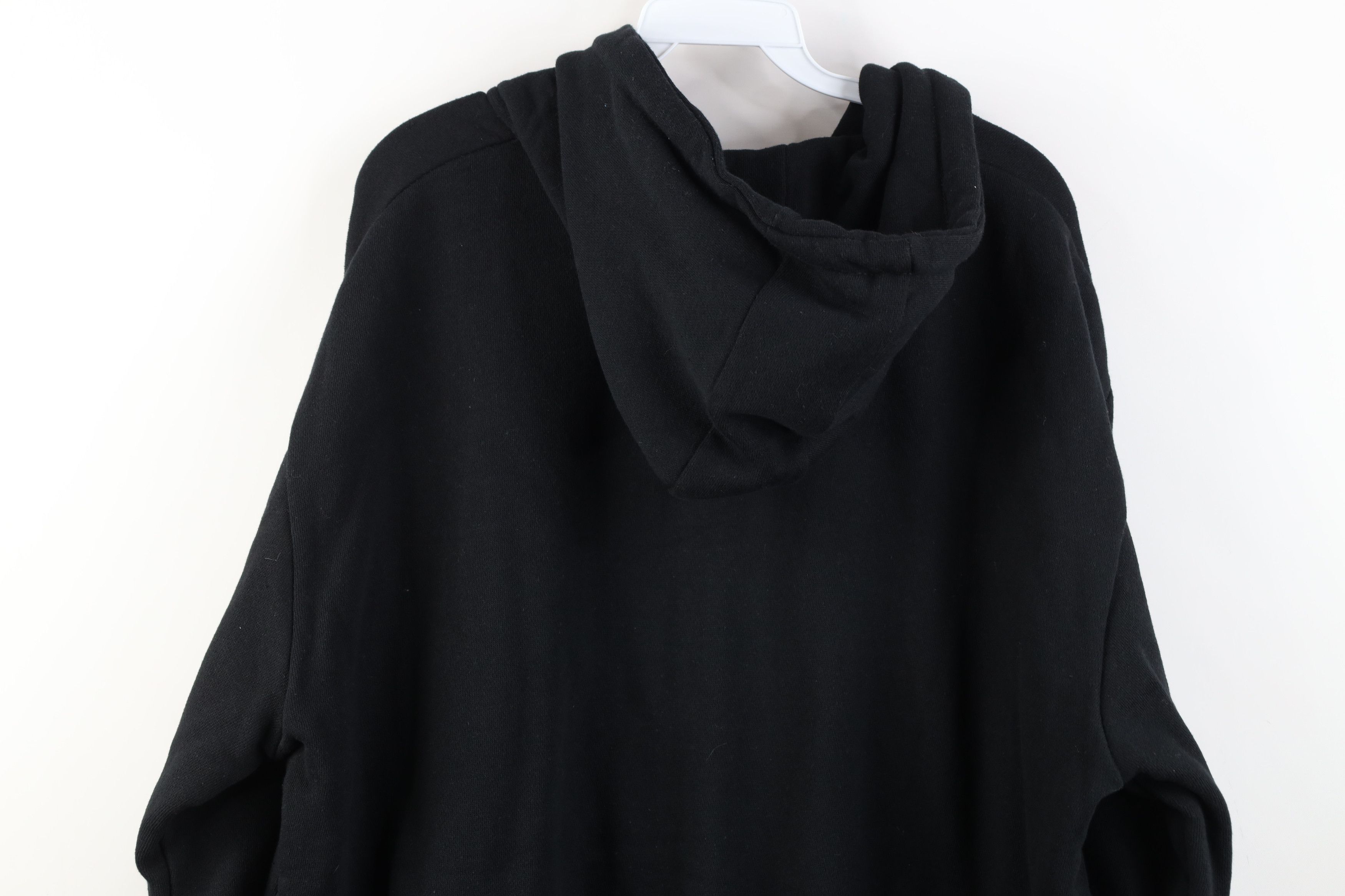 Vintage Vintage 90s Y2K Streetwear Thermal Lined Zip Hoodie Black Size US XL / EU 56 / 4 - 11 Thumbnail