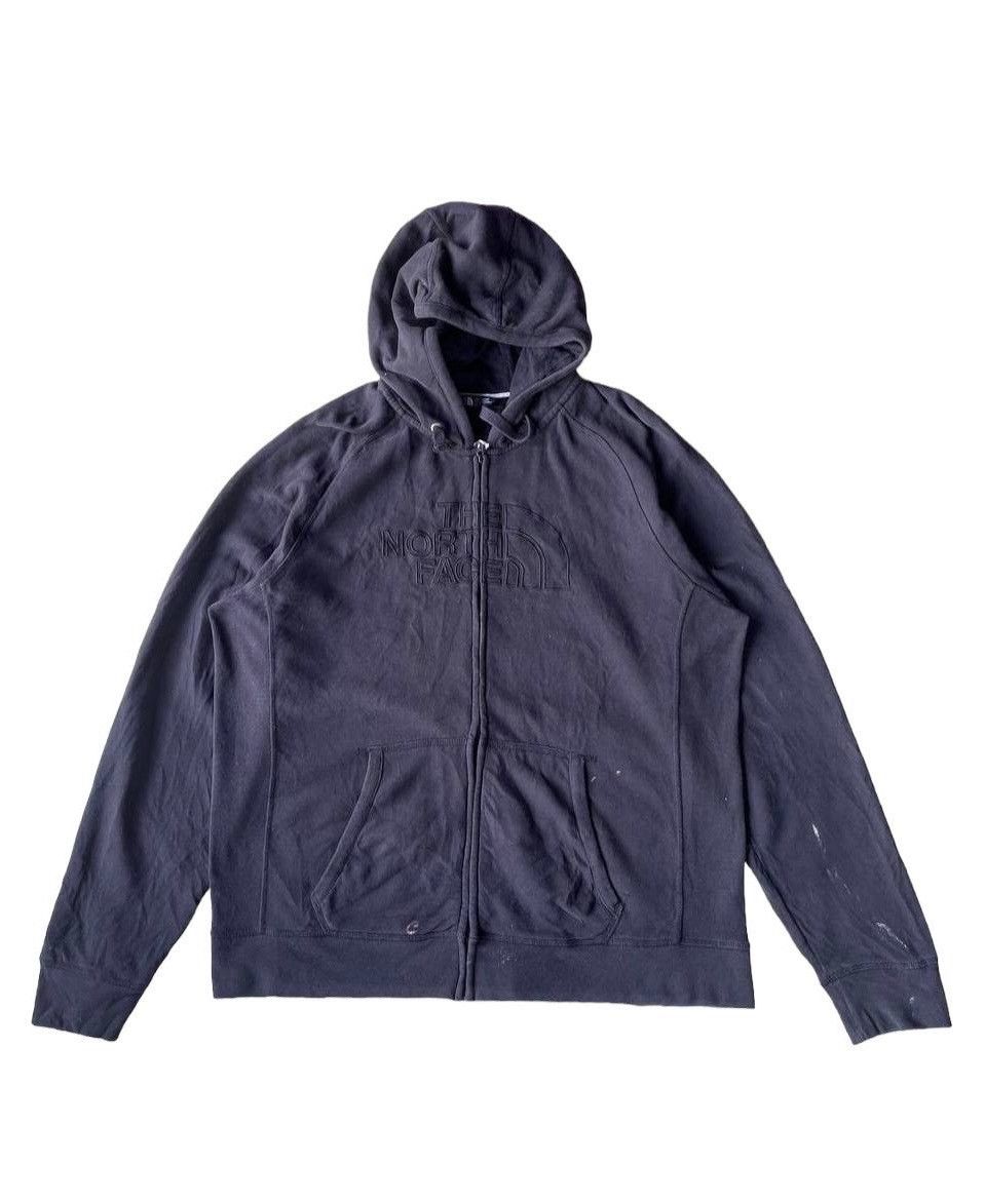 The North Face × Vintage The North Face Zip Up Hoodie Black XL Size US XL / EU 56 / 4 - 1 Thumbnail