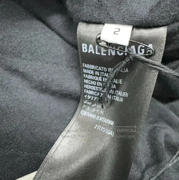 Balenciaga Balenciaga Black Hooded Leather Sweatshirt. Size US M / EU 48-50 / 2 - 4 Thumbnail