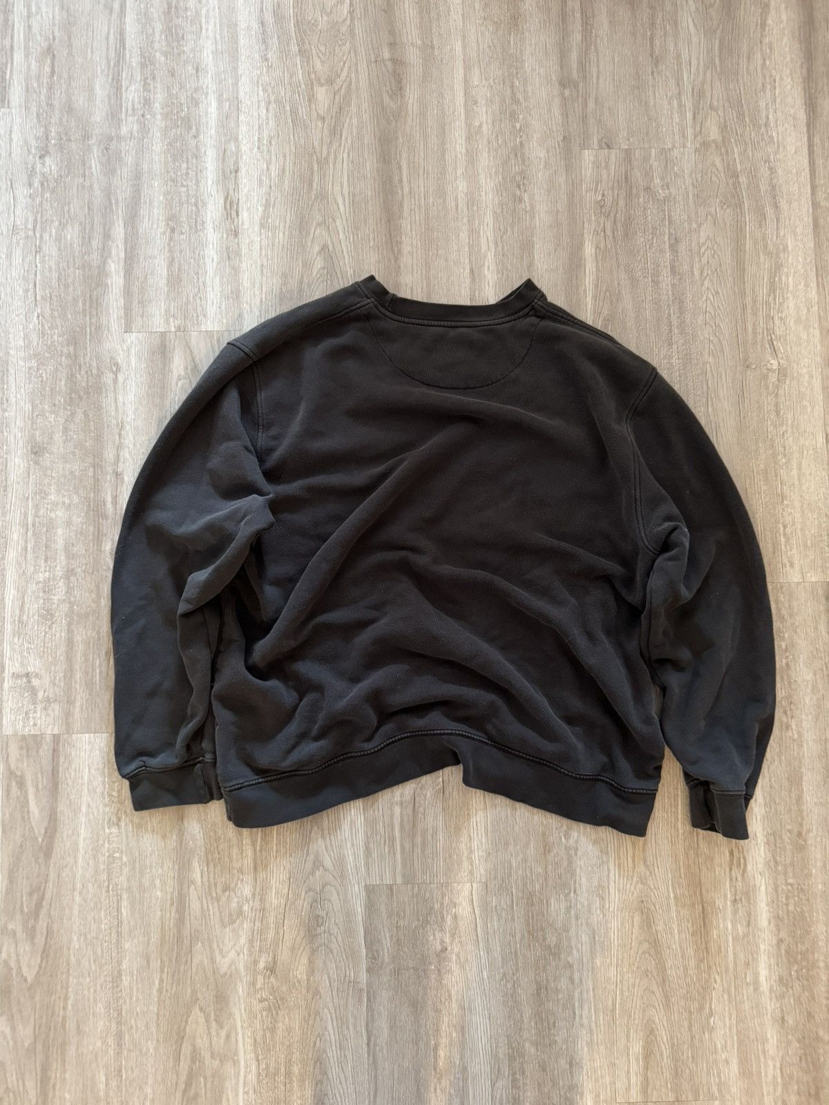 Nike × Vintage Vintage Faded black Nike essential Crewneck Size US XL / EU 56 / 4 - 4 Thumbnail