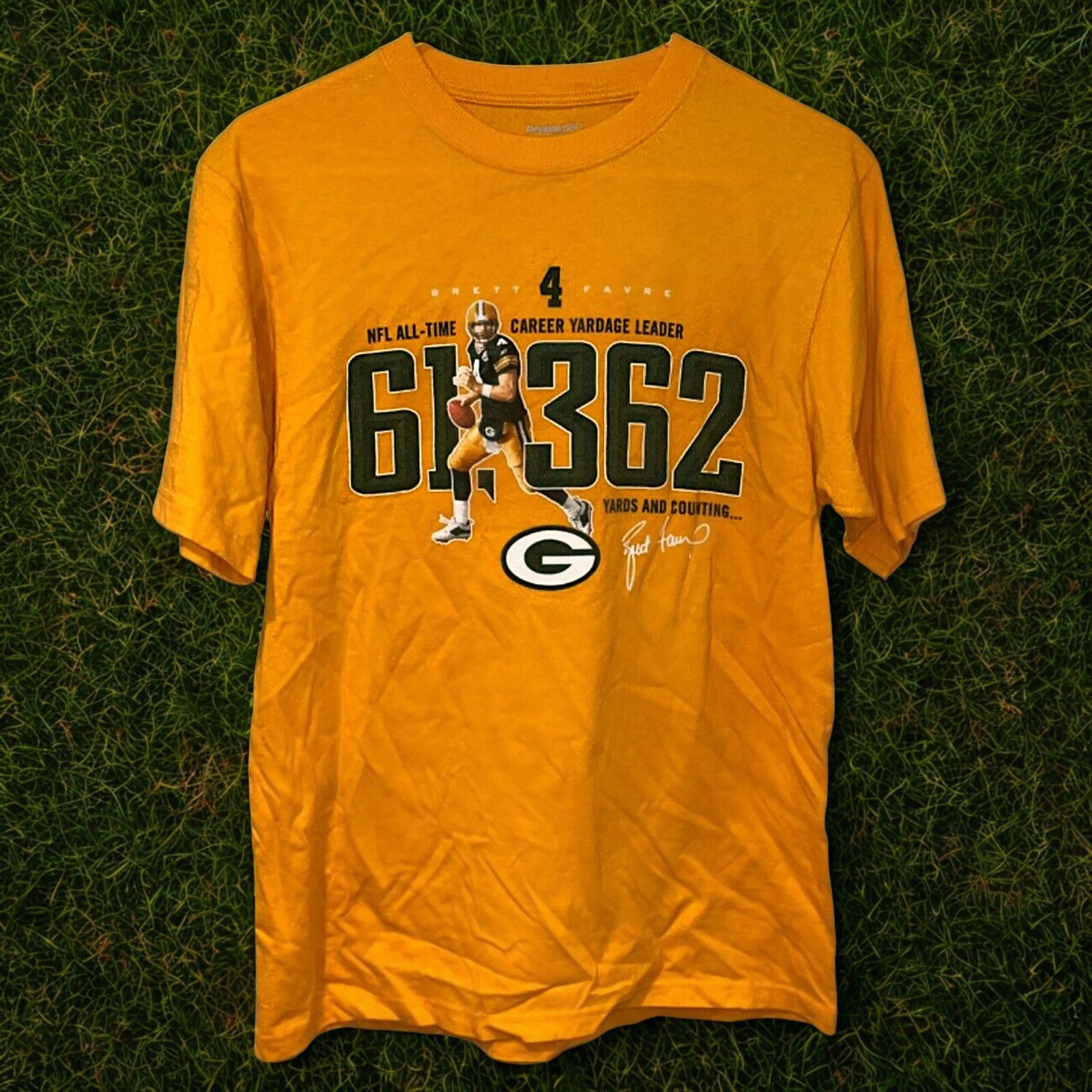 Reebok Brett Favre Green Bay Packers NFL Football Reebok S Size US S / EU 44-46 / 1 - 1 Thumbnail