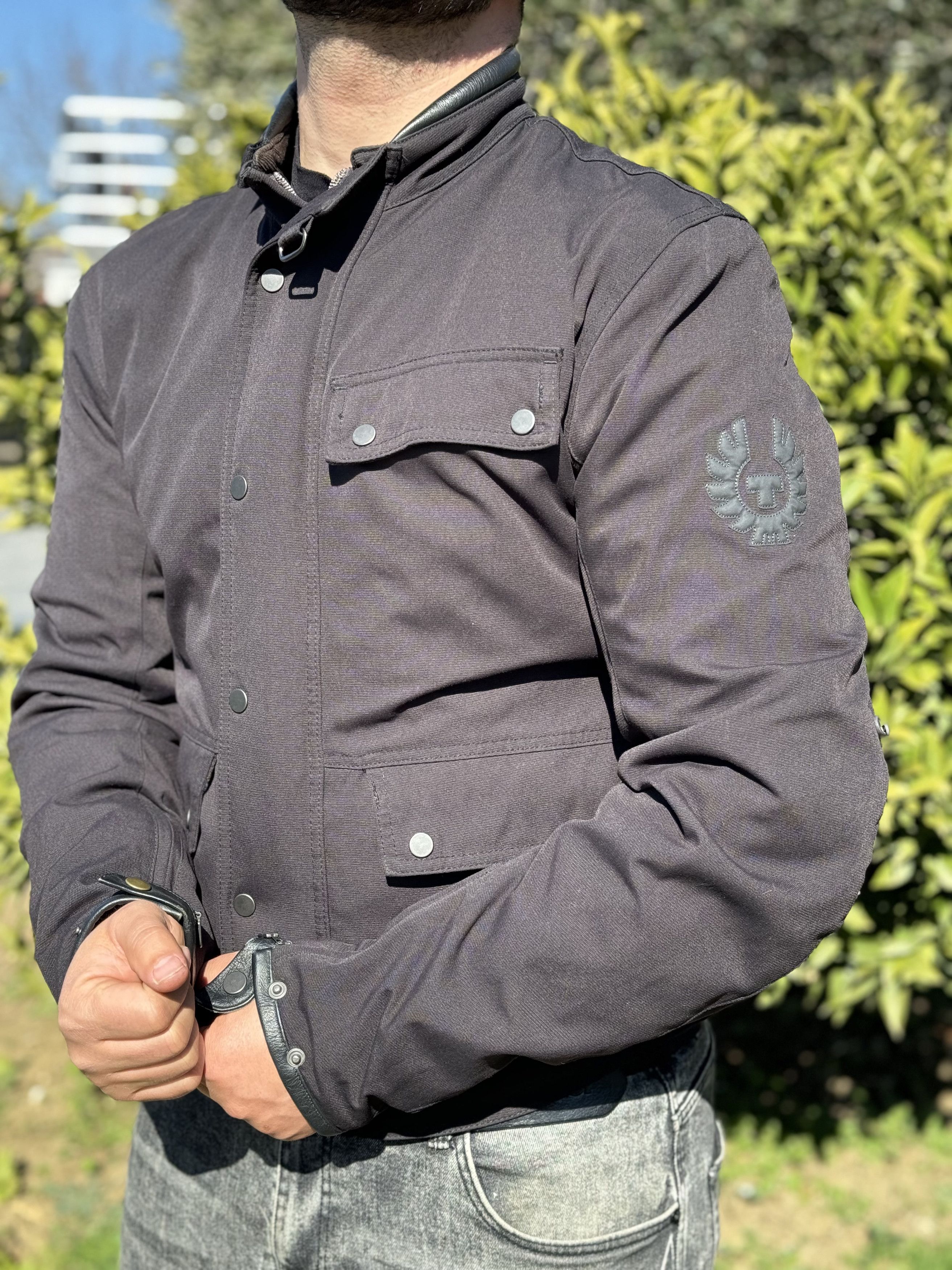 Belstaff Belstaff Motorcycle Blue Label Back Pad Rider Bike Size XL Size US XL / EU 56 / 4 - 12 Thumbnail