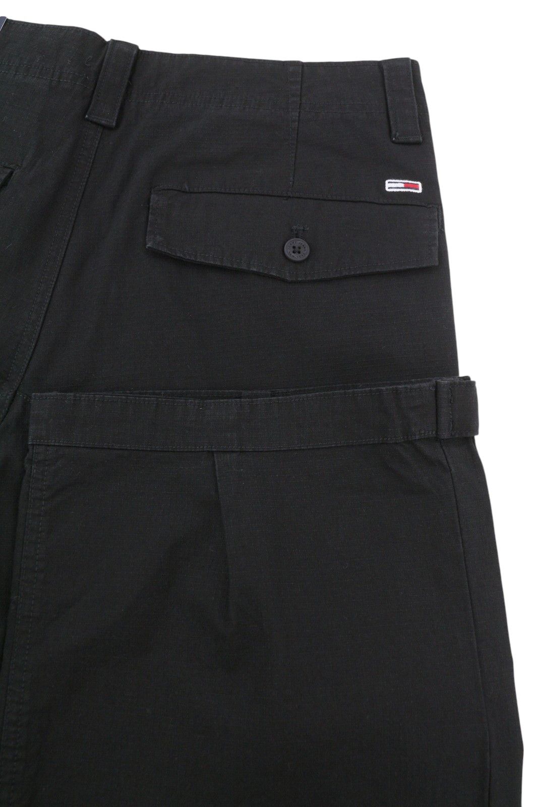 Tommy Hilfiger AIDEN BAGGY CARGO W33/L34 Black Textured Zip Trousers 85170 Size US 33 - 5 Thumbnail