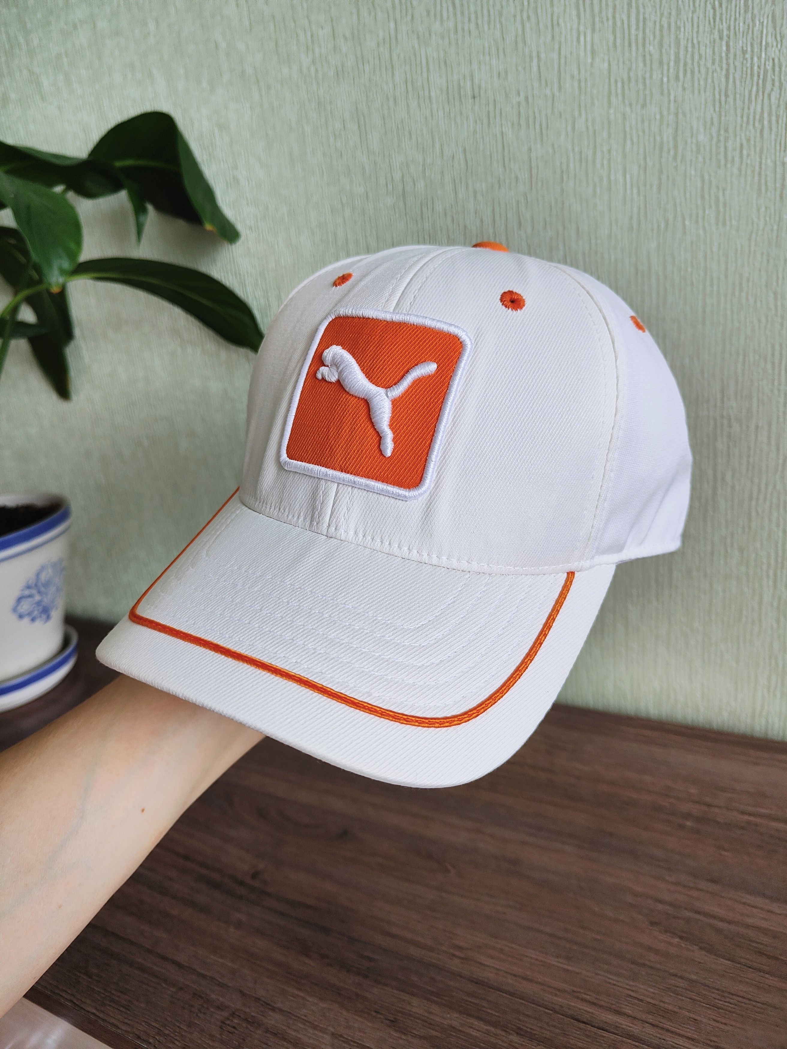 Puma Vintage Puma Cap Puma Orange Logo Cap Size ONE SIZE - 1 Thumbnail