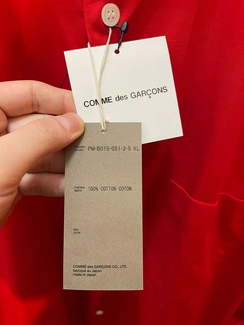 Comme des Garcons Comme Des Garcons Red Shirt Size XL / US 12-14 / IT 48-50 - 6 Thumbnail