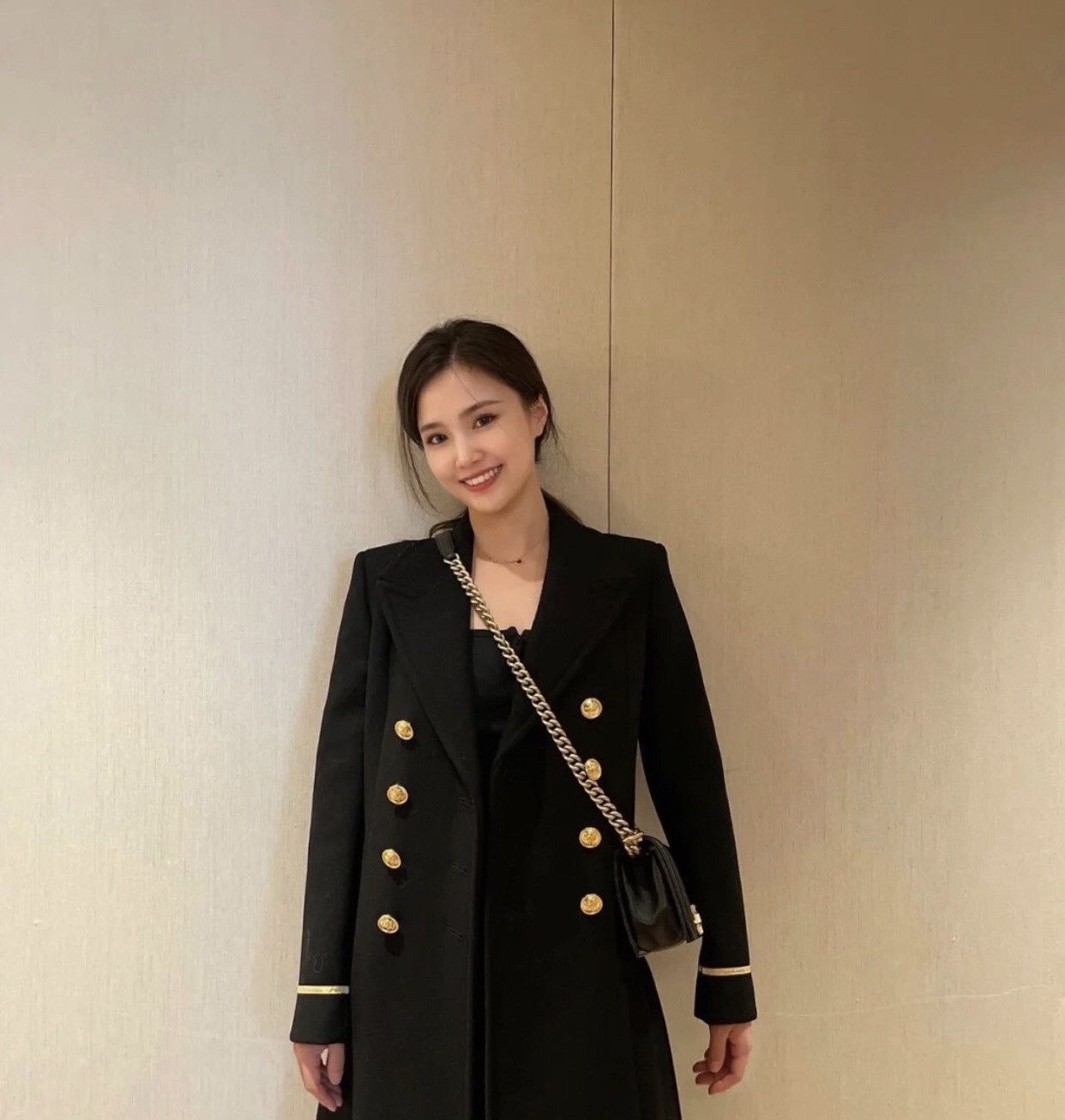 Saint Laurent Paris × Yves Saint Laurent Saint Laurent YSL fashion show double gold button wool coat Size US M / EU 48-50 / 2 - 5 Thumbnail