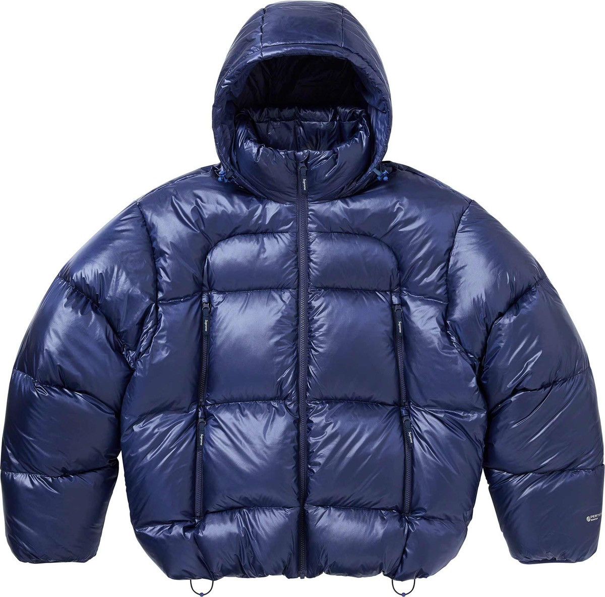 image of Supreme Featherweight Down Puffer Jacket in Navy, Men's (Size XL)