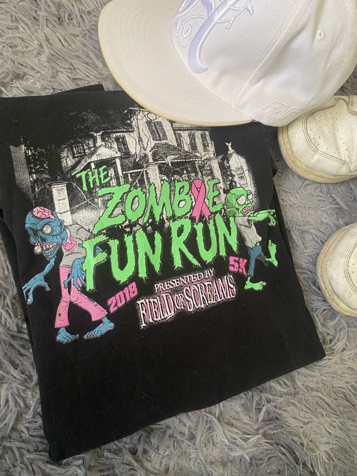 Flatbush Zombies × Vintage × Zambesi THE ZOMBIE FUN RUN 5K 2018 Size US L / EU 52-54 / 3 - 3 Thumbnail