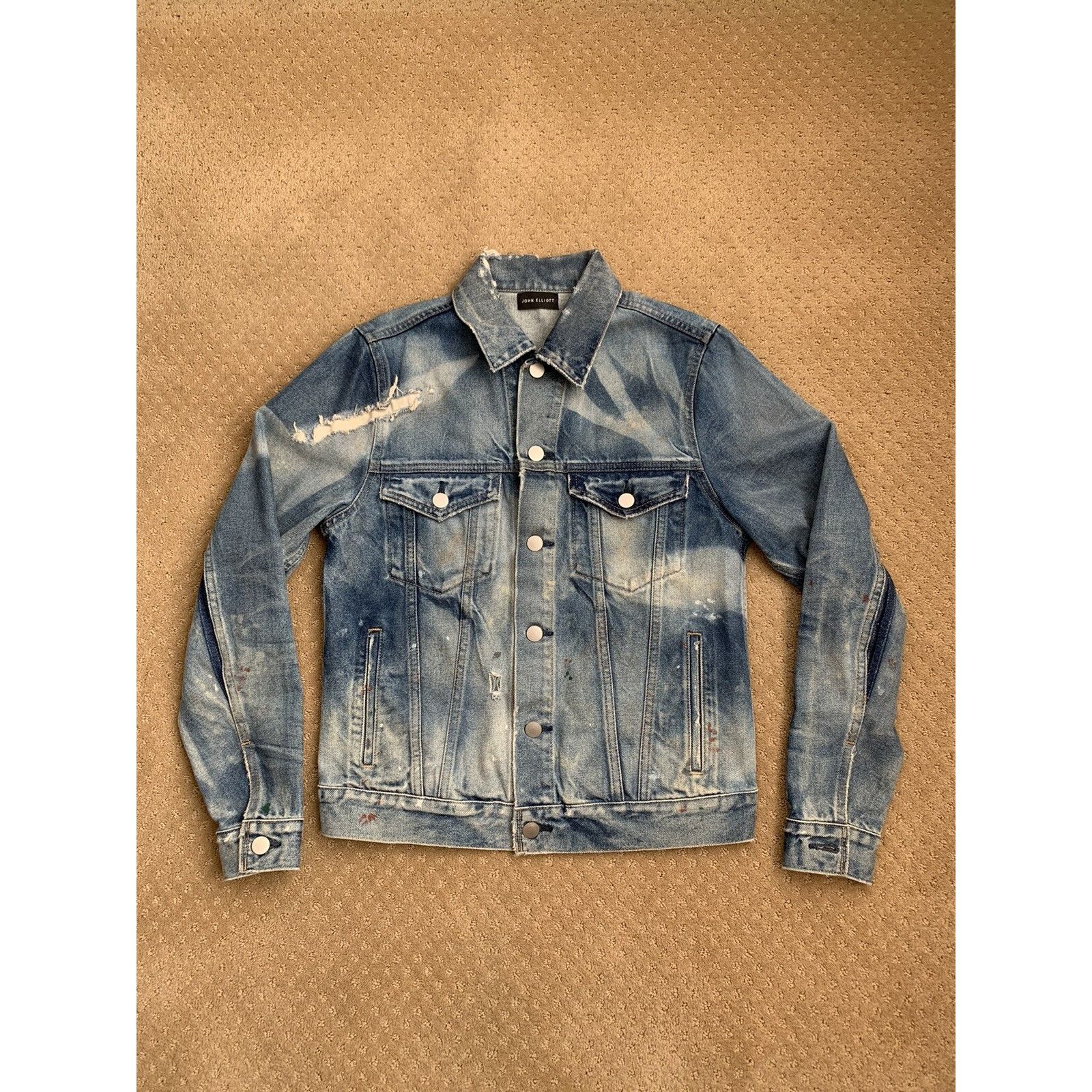 John Elliott John Elliott Thumper Jacket Type III Presidio Denim 1 Small Size US S / EU 44-46 / 1 - 4 Thumbnail