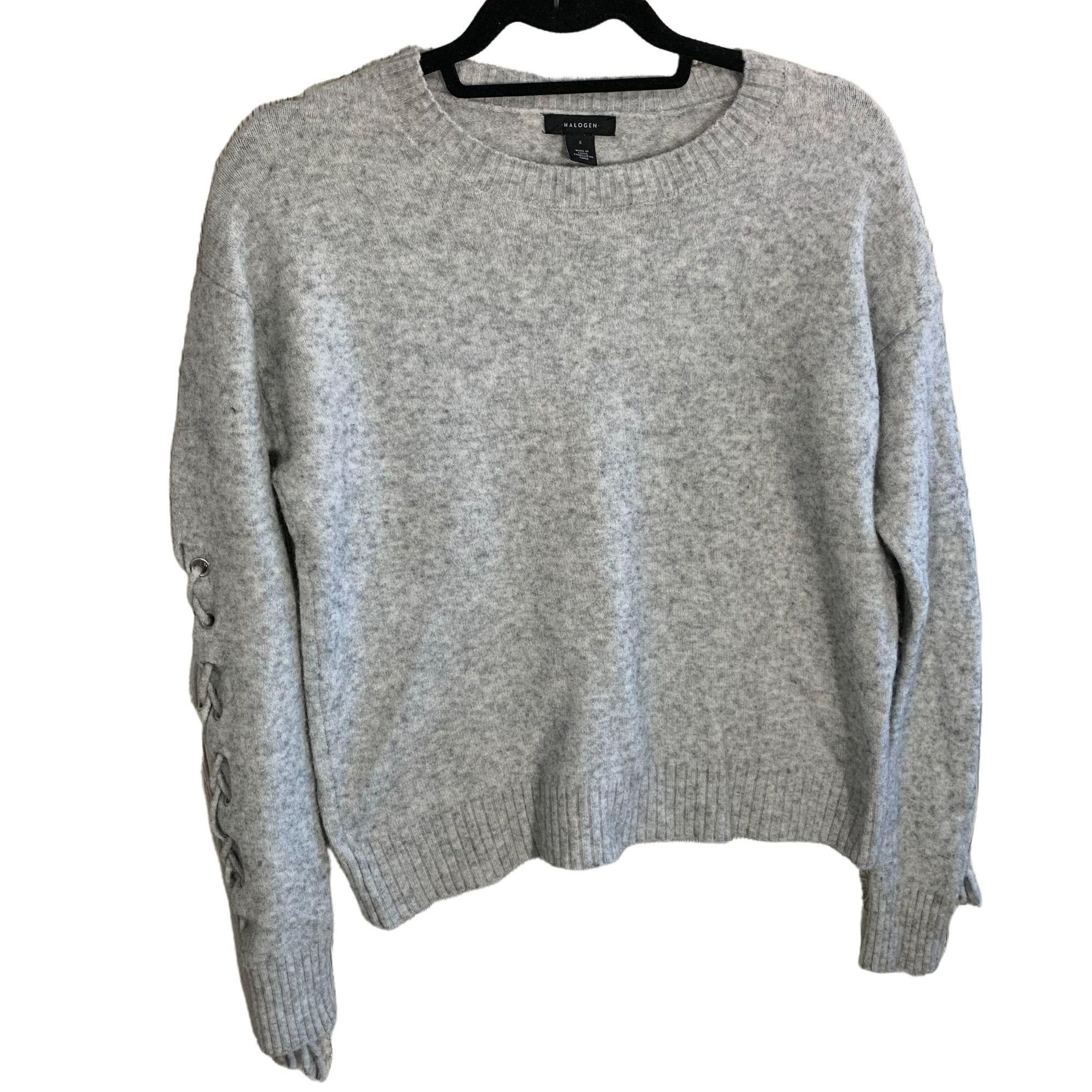 Other Halogen Merino Wool Grey Cutout Tie Sleeve Sweater S Size S / US 4 / IT 40 - 6 Thumbnail