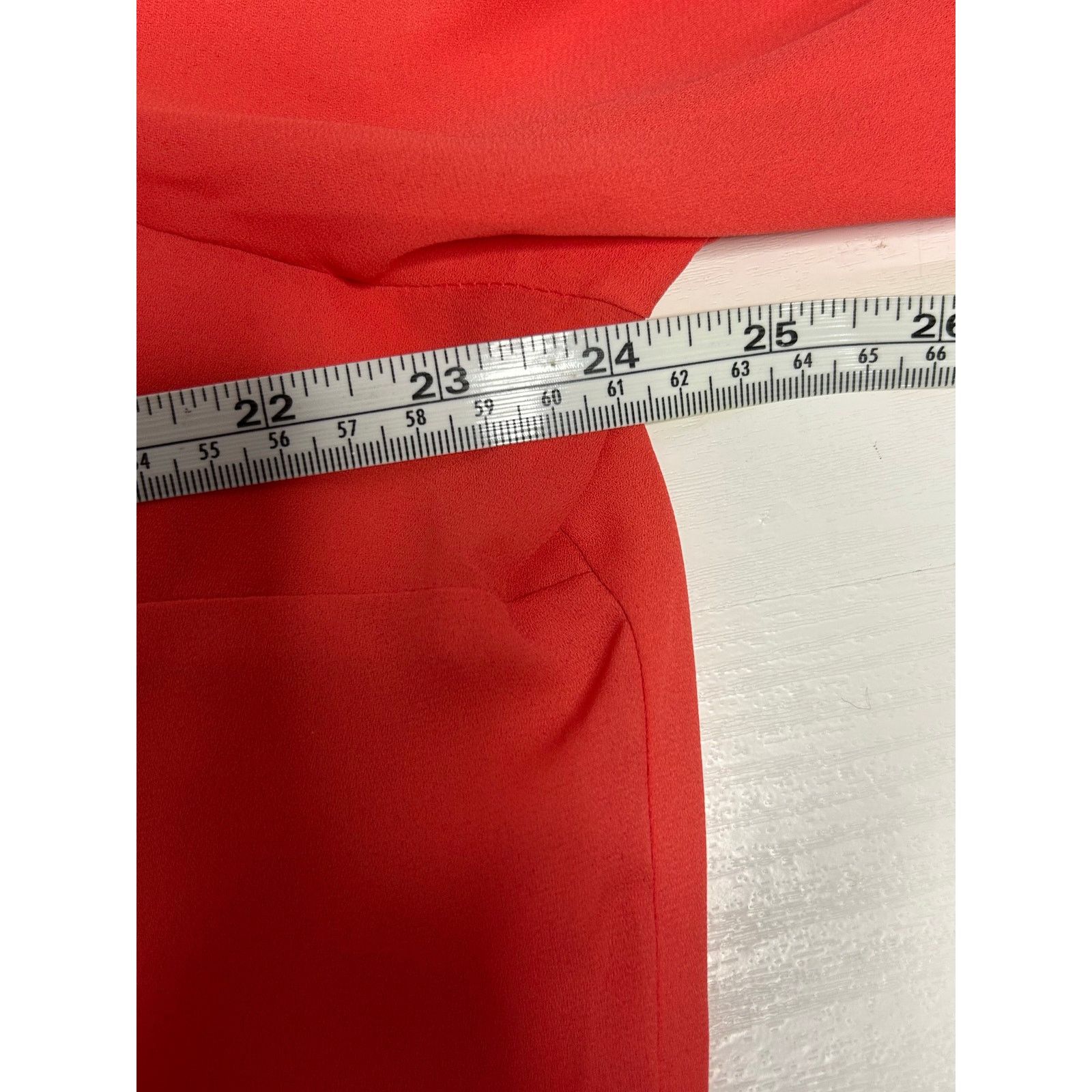 Apt. 9 Apt. 9 Coral Collarless Tunic Blouse Roll Tab Sleeves 1X Size XXL / US 16-18 / IT 52-54 - 12 Thumbnail