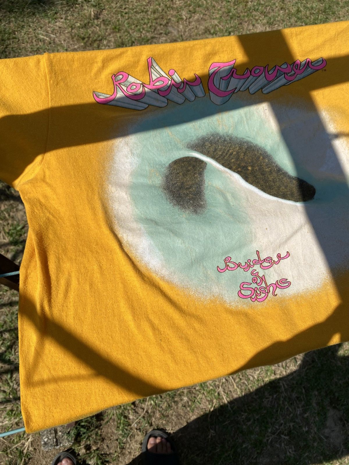 Band Tees Super rare vintage solo singer robin trower like arabic font Size US L / EU 52-54 / 3 - 4 Thumbnail