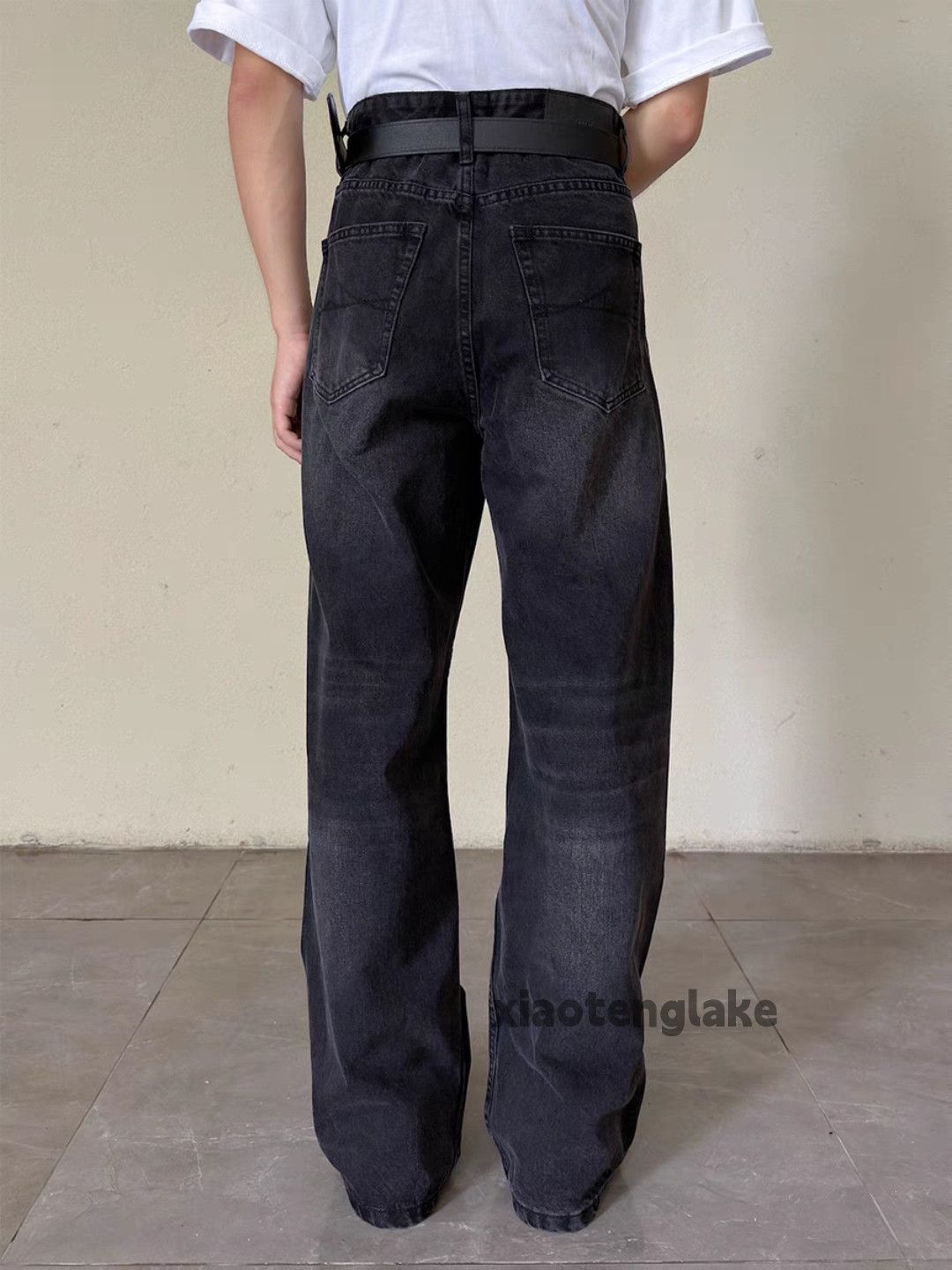 Jean × Vintage washed faded cleanfit yuppie loose baggy jeans Size US 28 / EU 44 - 5 Thumbnail