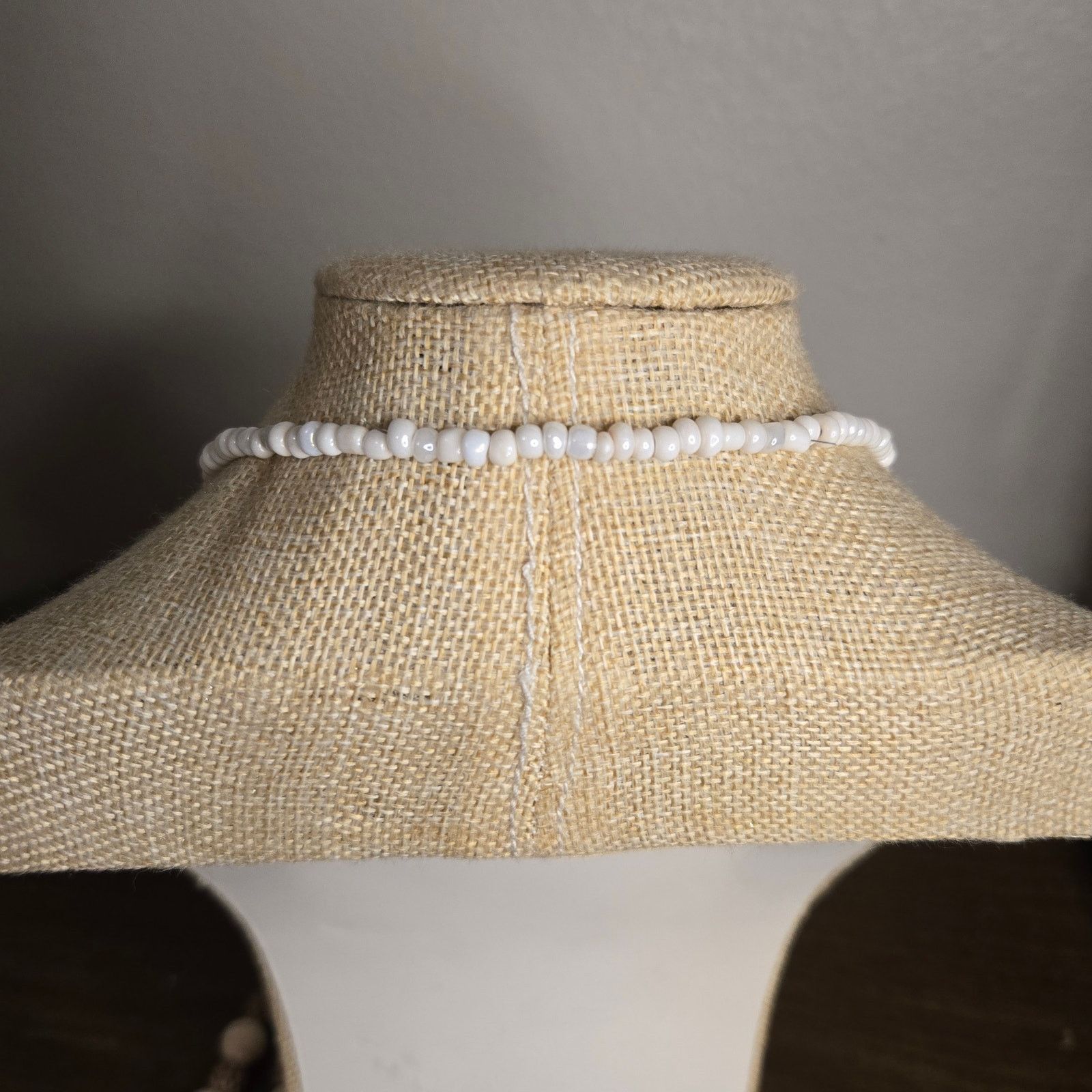 Vintage Vintage Tribal Bone Bead Necklace & Earrings Set Batik Boho Size ONE SIZE - 4 Thumbnail