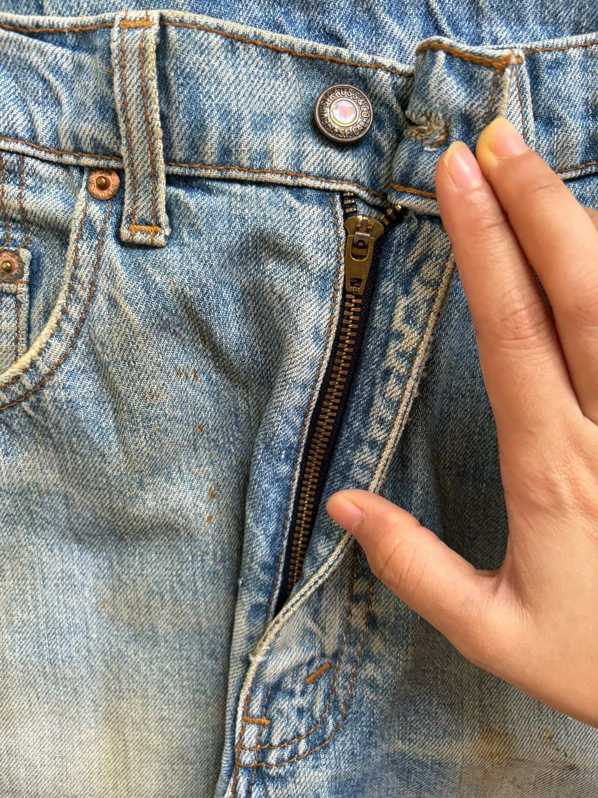Levi's SALES🔥Vintage 90s Levis 603 Mud Wash Distressed Jeans Size US 30 / EU 46 - 3 Thumbnail