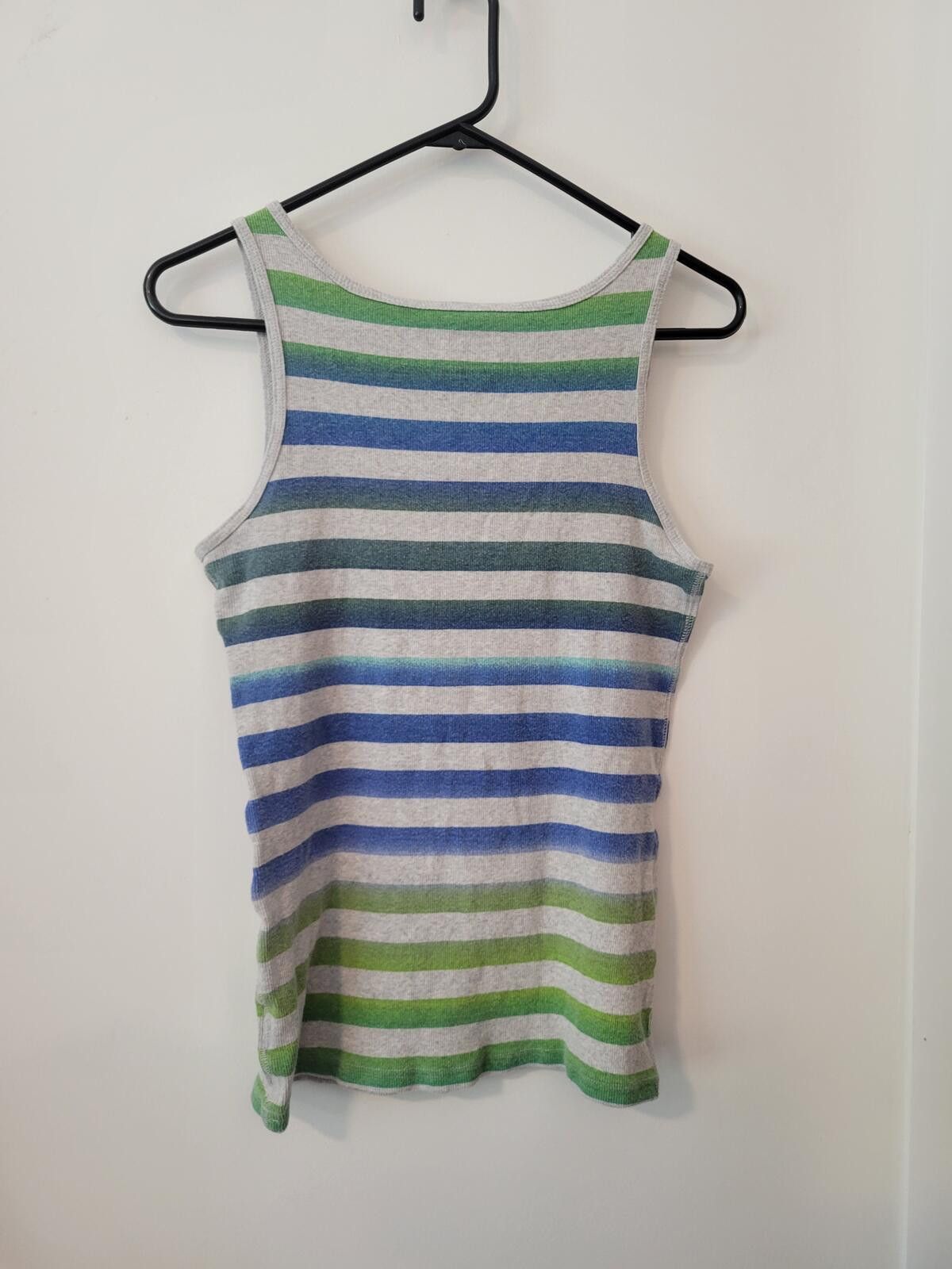 Faded Glory Faded Glory Women's XL Striped Cotton Tank Top Size XL / US 12-14 / IT 48-50 - 2 Thumbnail