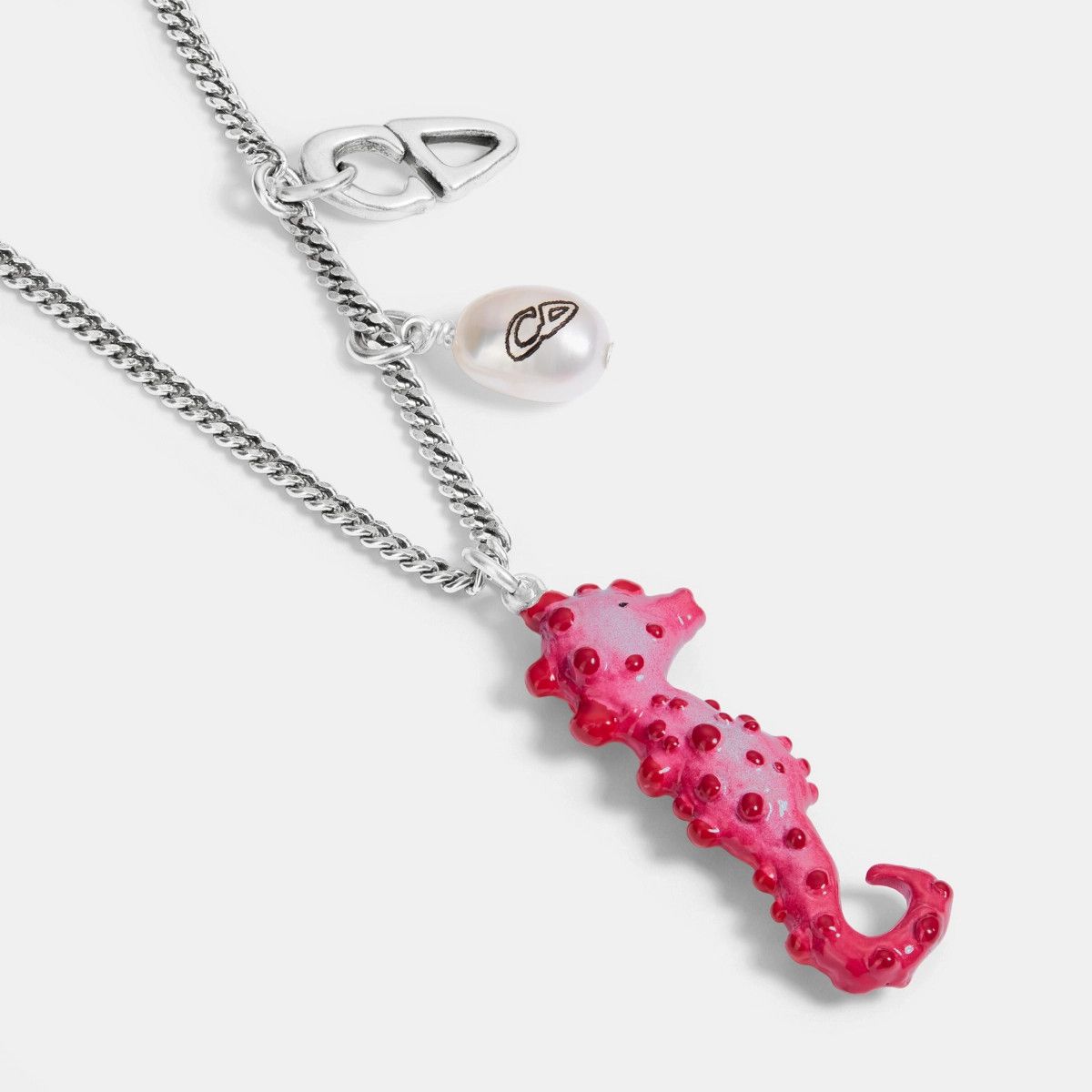 Dior o1bcso1str0126 Size:OS/Seahorse Necklace in Silver Size ONE SIZE - 2 Thumbnail