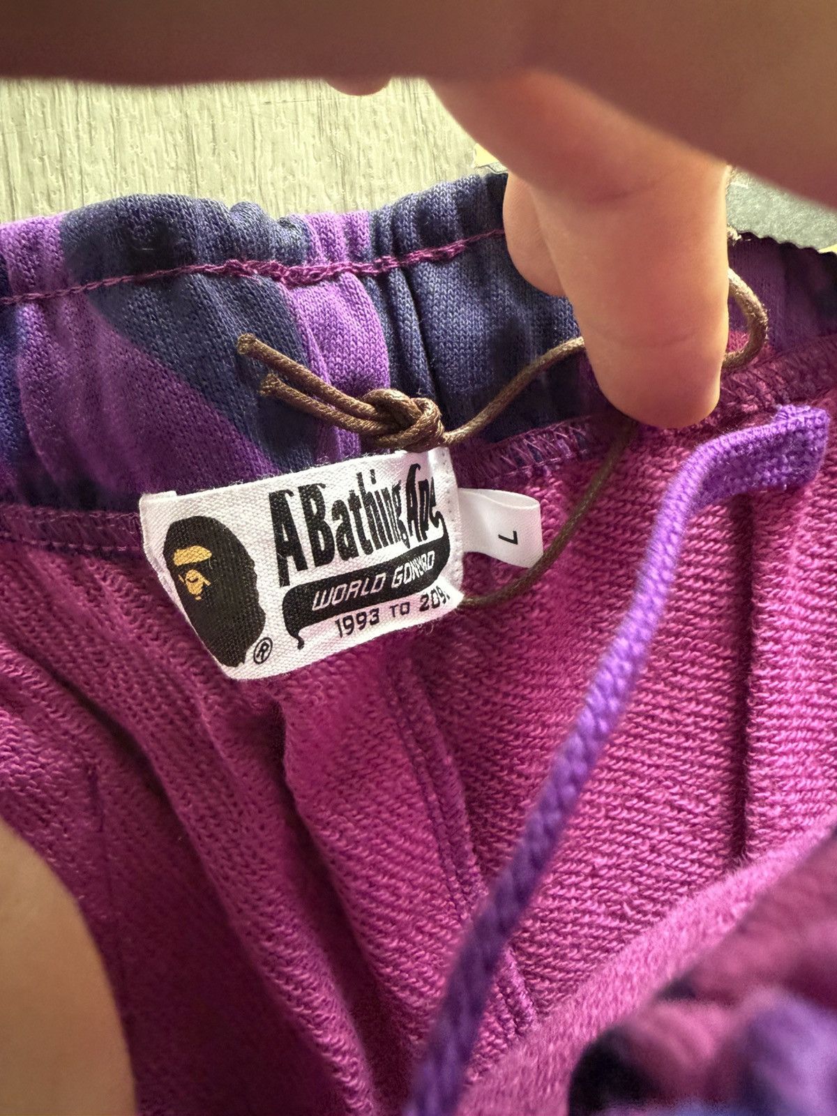 Bape Bape purple camo shark shorts Size US 32 / EU 48 - 3 Thumbnail
