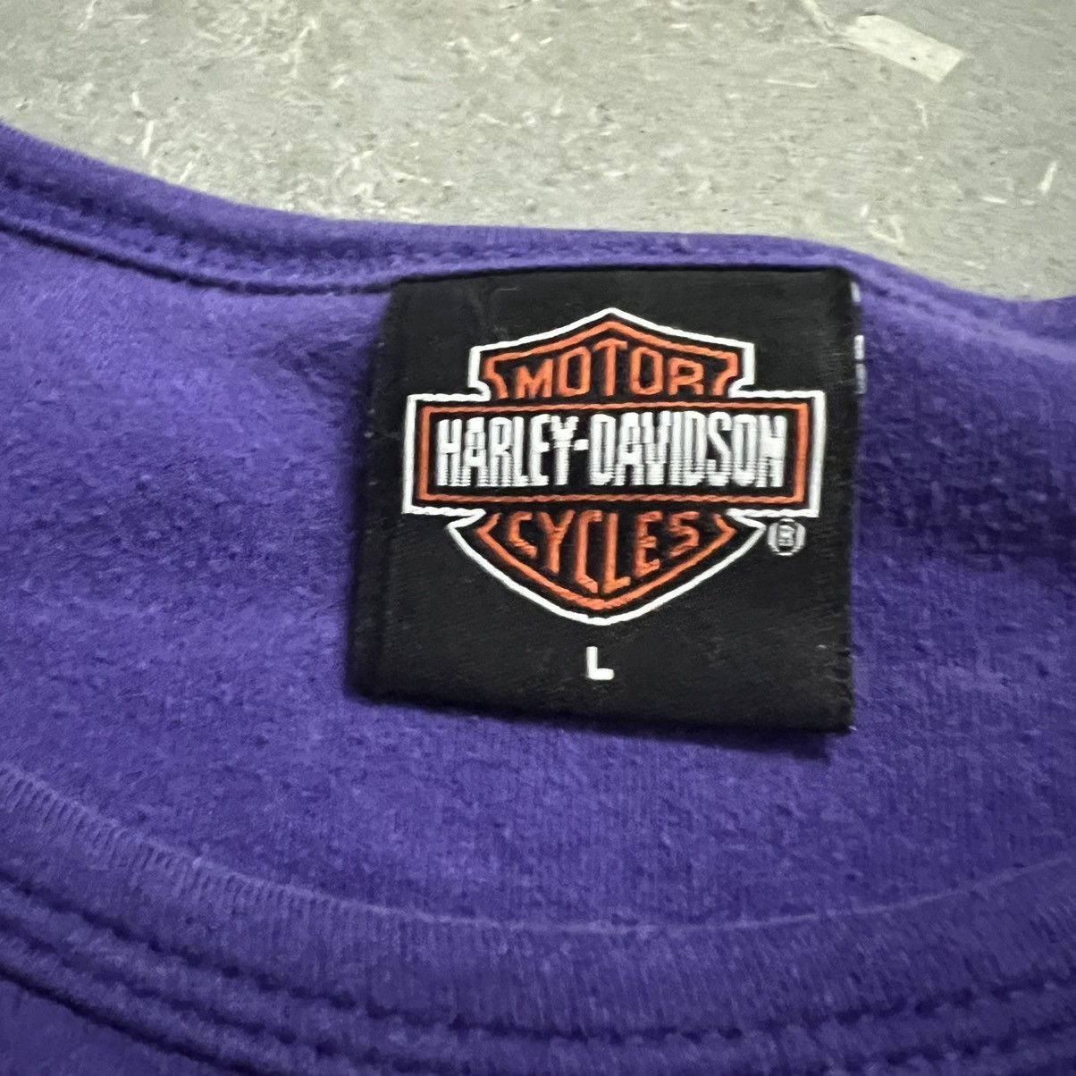 Harley Davidson × Vintage 2004 Vintage wmns Harley Davidson Eagle Longsleeve Size L / US 10 / IT 46 - 5 Thumbnail