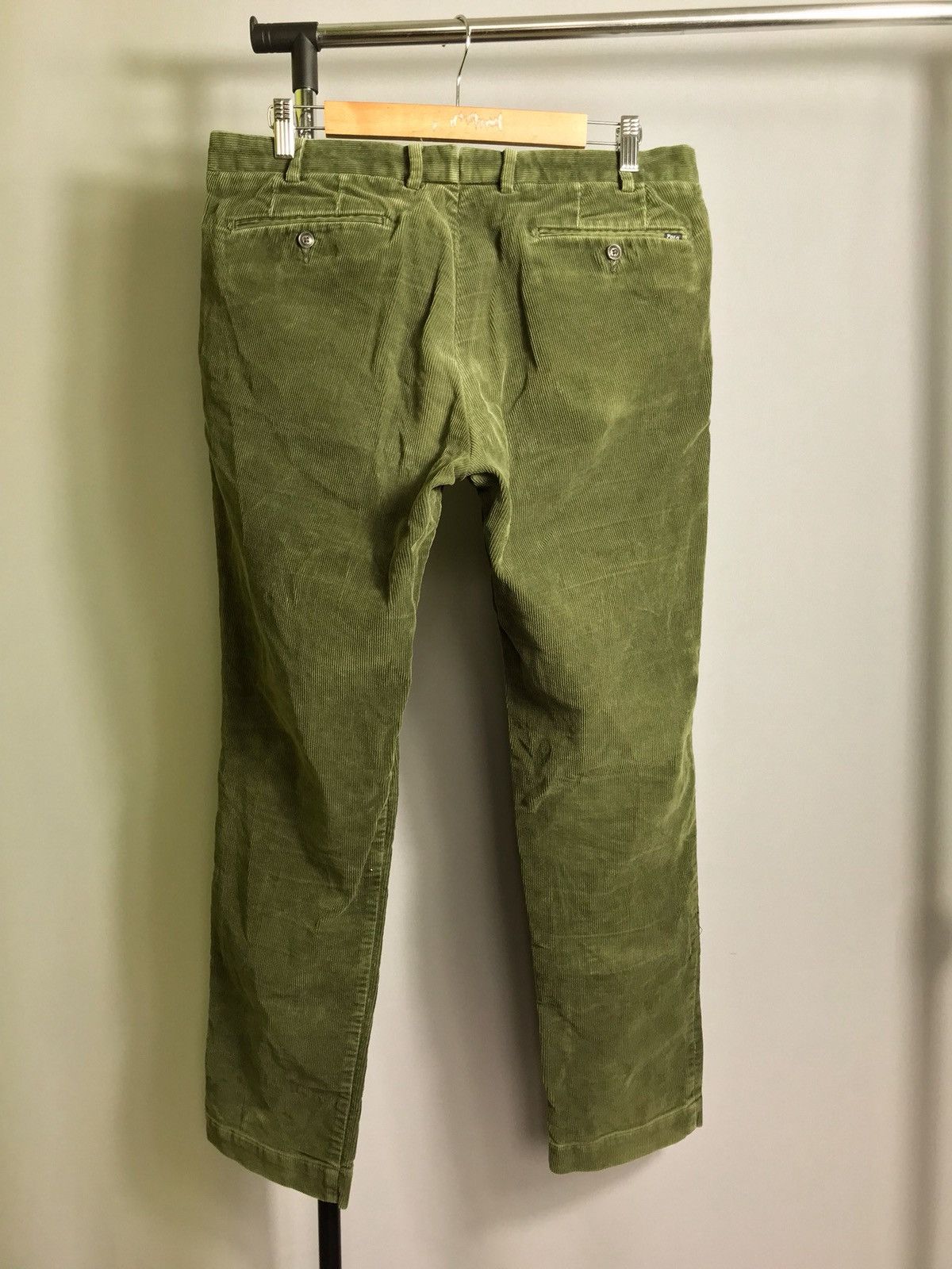 Polo Ralph Lauren RRL Polo Ralph Lauren mens velvet pants green slim fit Size US 34 / EU 50 - 2 Thumbnail