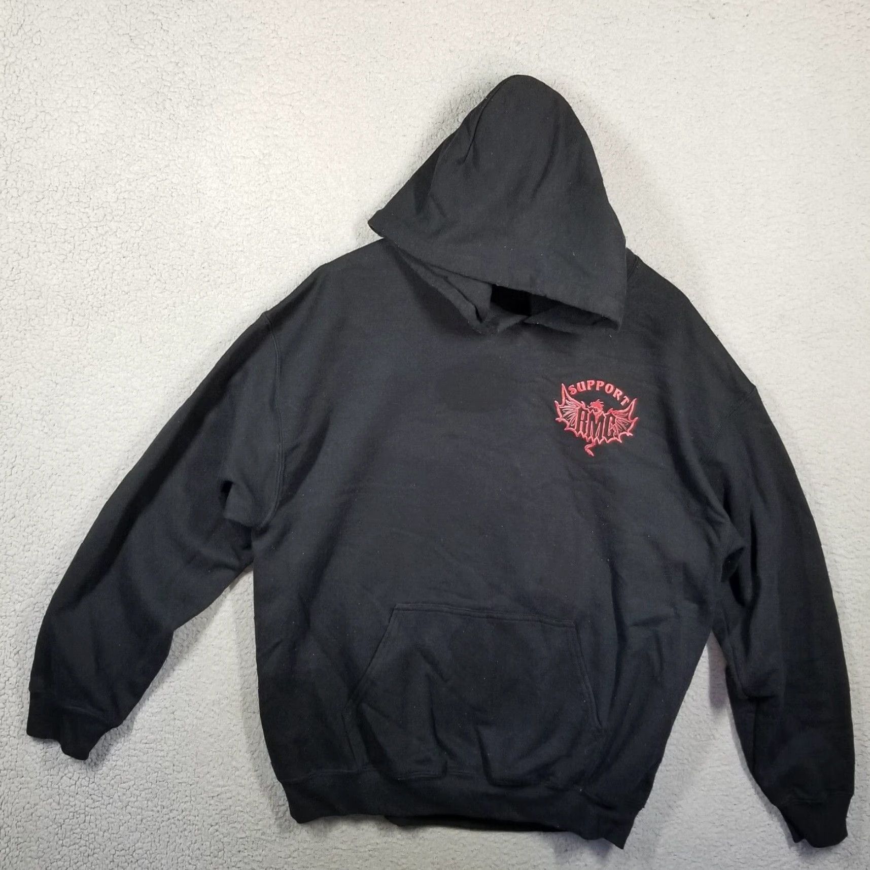 Vintage VINTAGE USMC X JGSDF Dragon Hoodie Men Large Black Pullover, Anime Marine Gear, 90s-2000s Style Mens Size US L / EU 52-54 / 3 - 3 Thumbnail