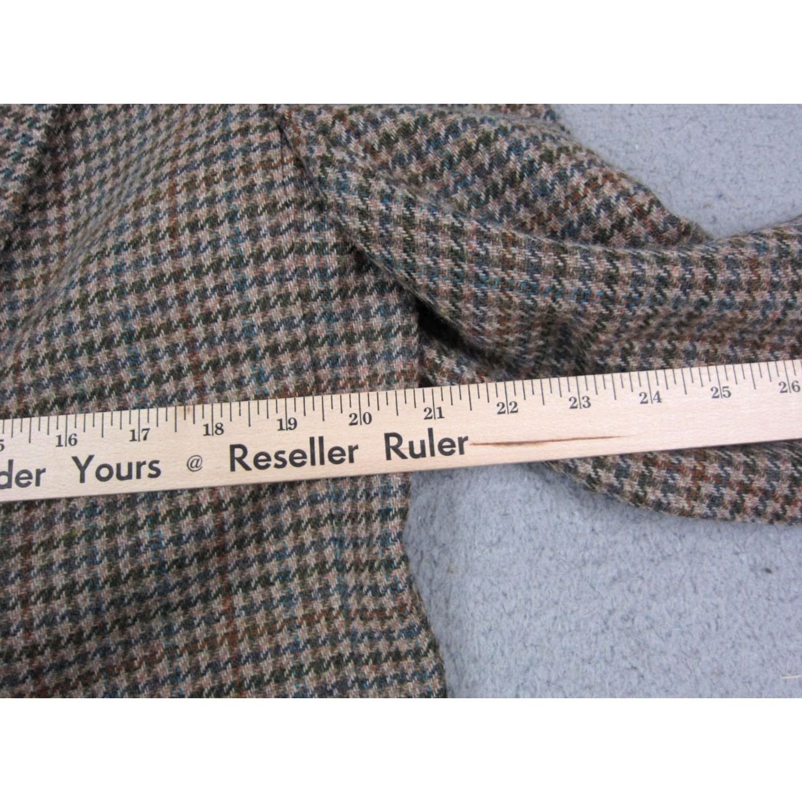 Eddie Bauer VINTAGE Eddie Bauer Jacket Womens 40 Large Brown Herringbone Tweed Blazer 90s USA Made Size L / US 10 / IT 46 - 5 Thumbnail