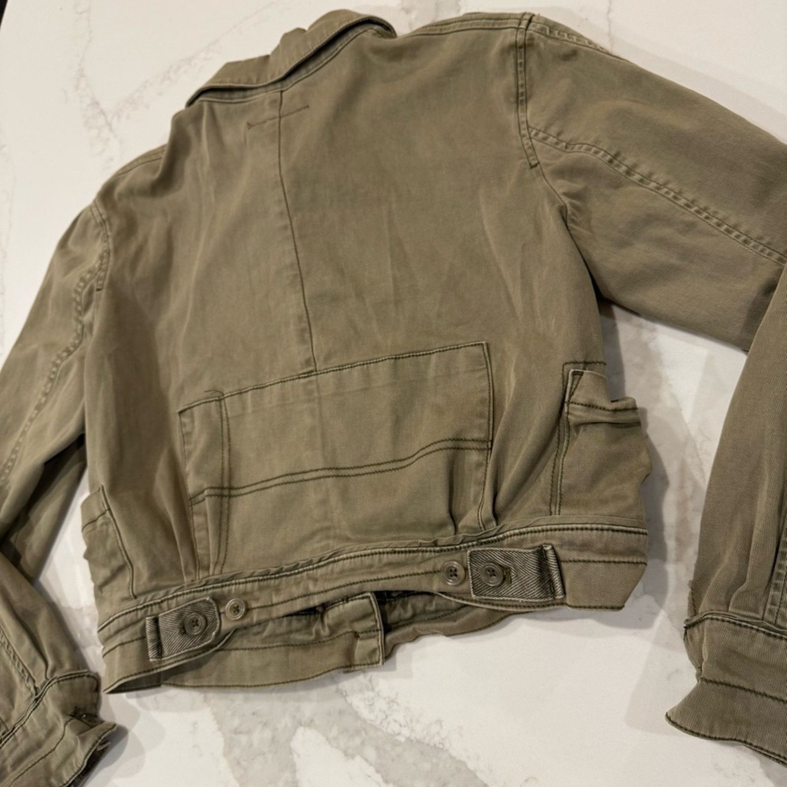 Anthropologie Hei Hei Anthropologie Military Crop Utility Jacket Womens SP Size S / US 4 / IT 40 - 10 Thumbnail