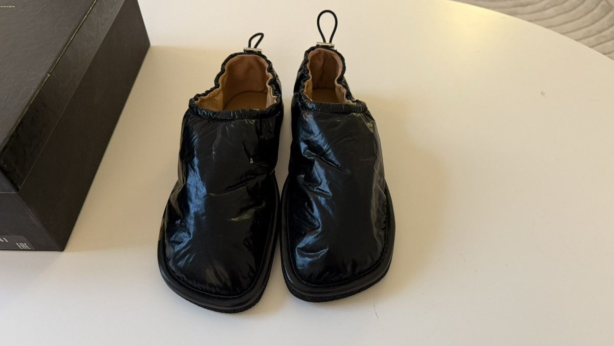 Dries Van Noten Drawstring Cinched Slipper In Qu604 Black900 Size US 8.5 / EU 41-42 - 3 Thumbnail