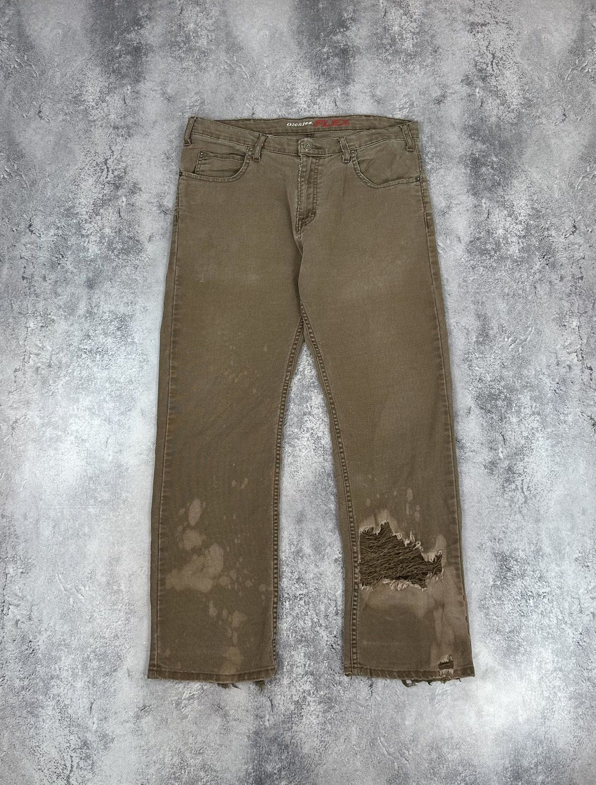 Dickies Vintage Dickies Distressed USA Work Utility Baggy Pants Size US 34 / EU 50 - 2 Thumbnail