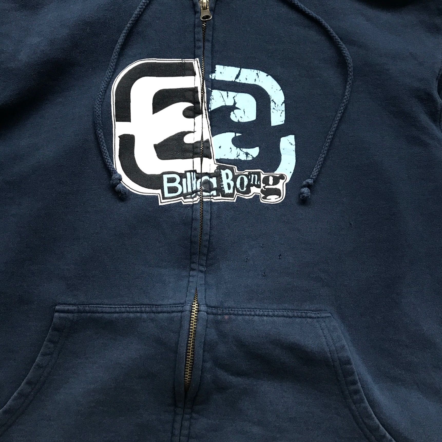 Billabong VINTAGE Billabong Full Zip Sweatshirt Hoodie Jacket Womens XL Navy Size XL / US 12-14 / IT 48-50 - 6 Thumbnail