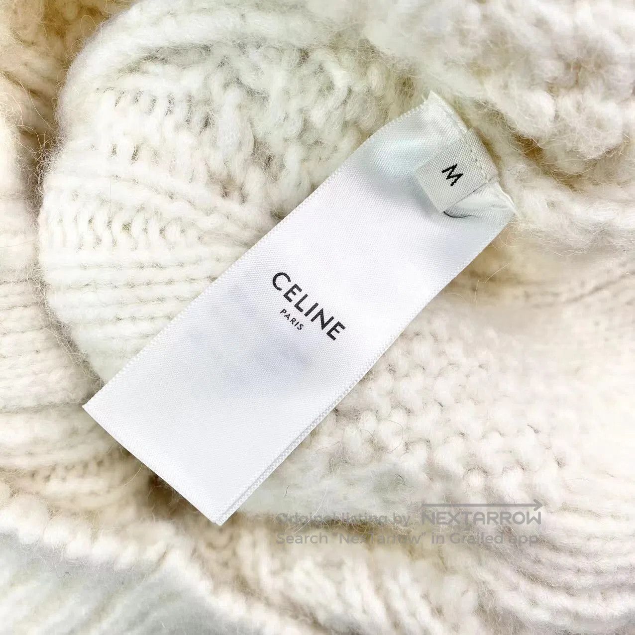 Celine Celine Embossed single-breasted wool knit| Size M / US 6-8 / IT 42-44 - 4 Thumbnail
