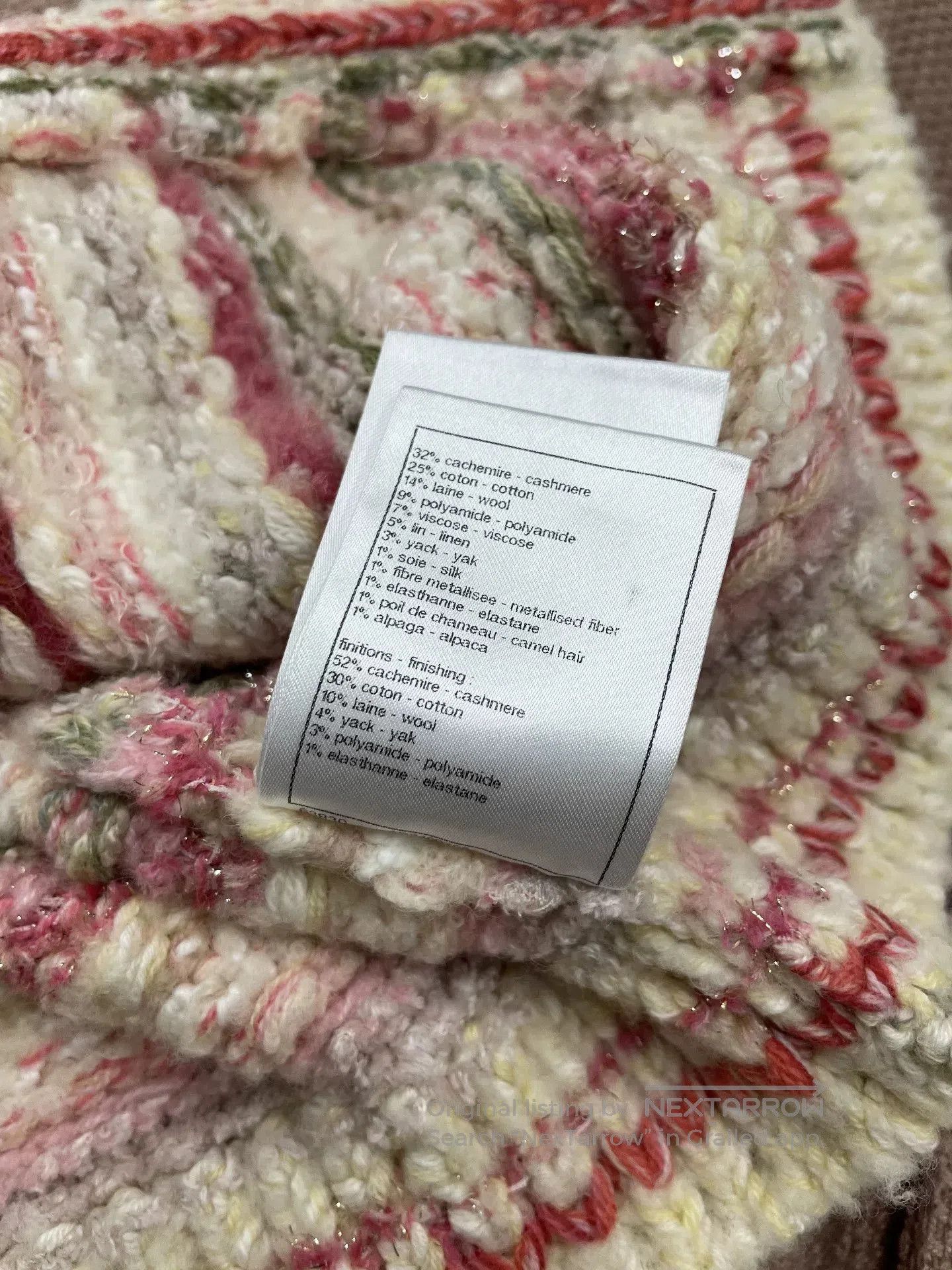 Chanel Chanel Pink Stripe Bow Button Vest. Size US S / EU 44-46 / 1 - 6 Thumbnail